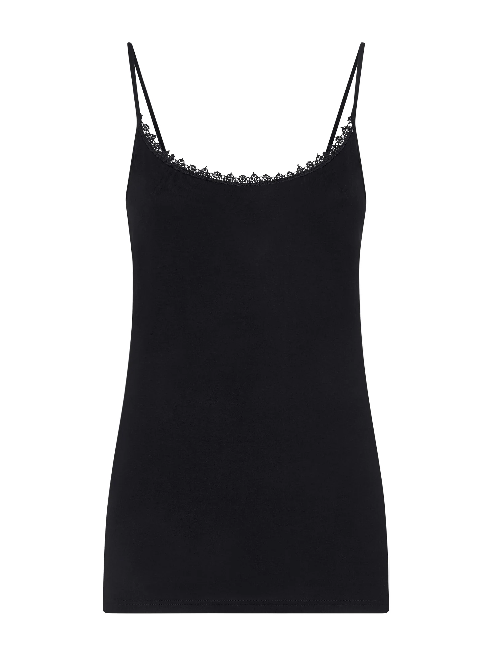 100% Cotone - Top in cotone - Nero