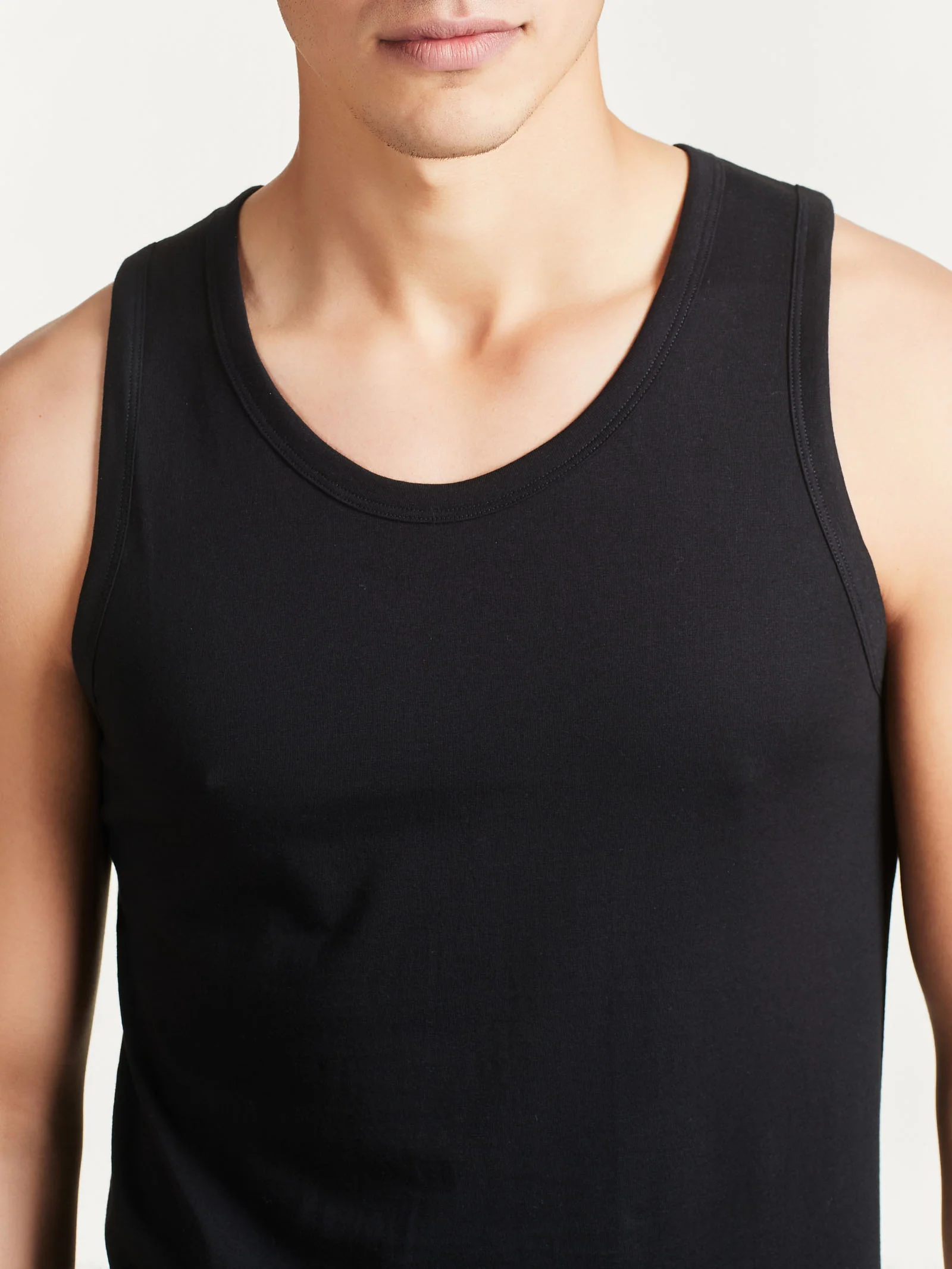 100% Cotton - Canottiera in cotone - Nero Bipack - Image 4