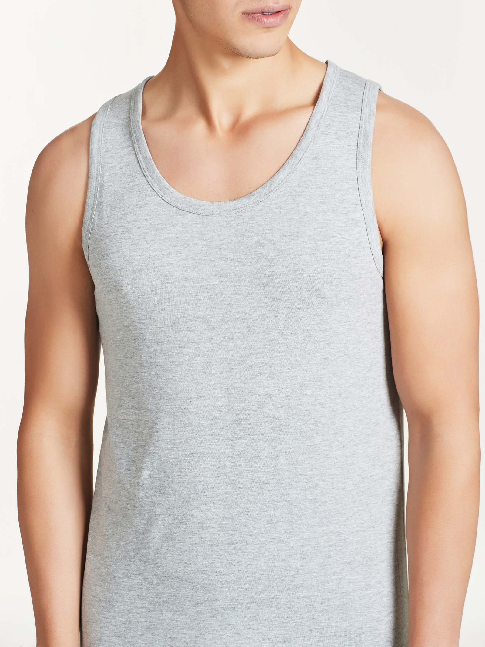 100% Cotton - Canottiera in cotone  - Argento Bipack - Image 3
