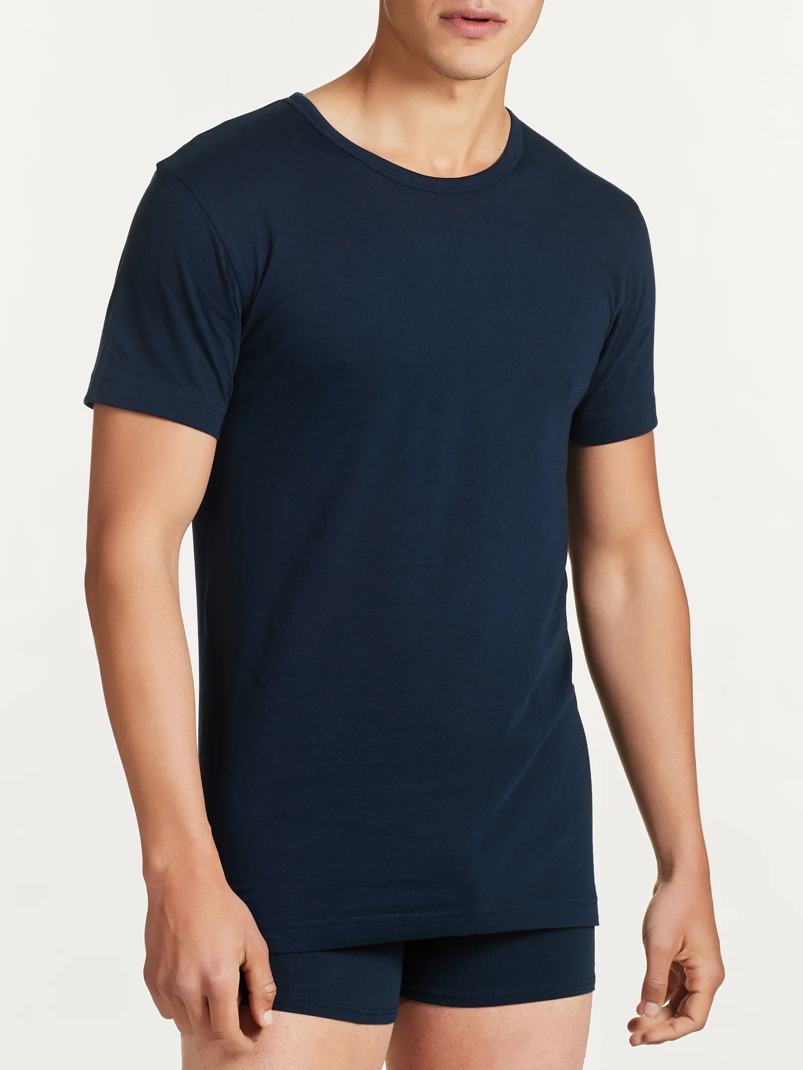 100% Cotton - Maglietta girocollo in cotone  - Bleu Bipack - Image 2