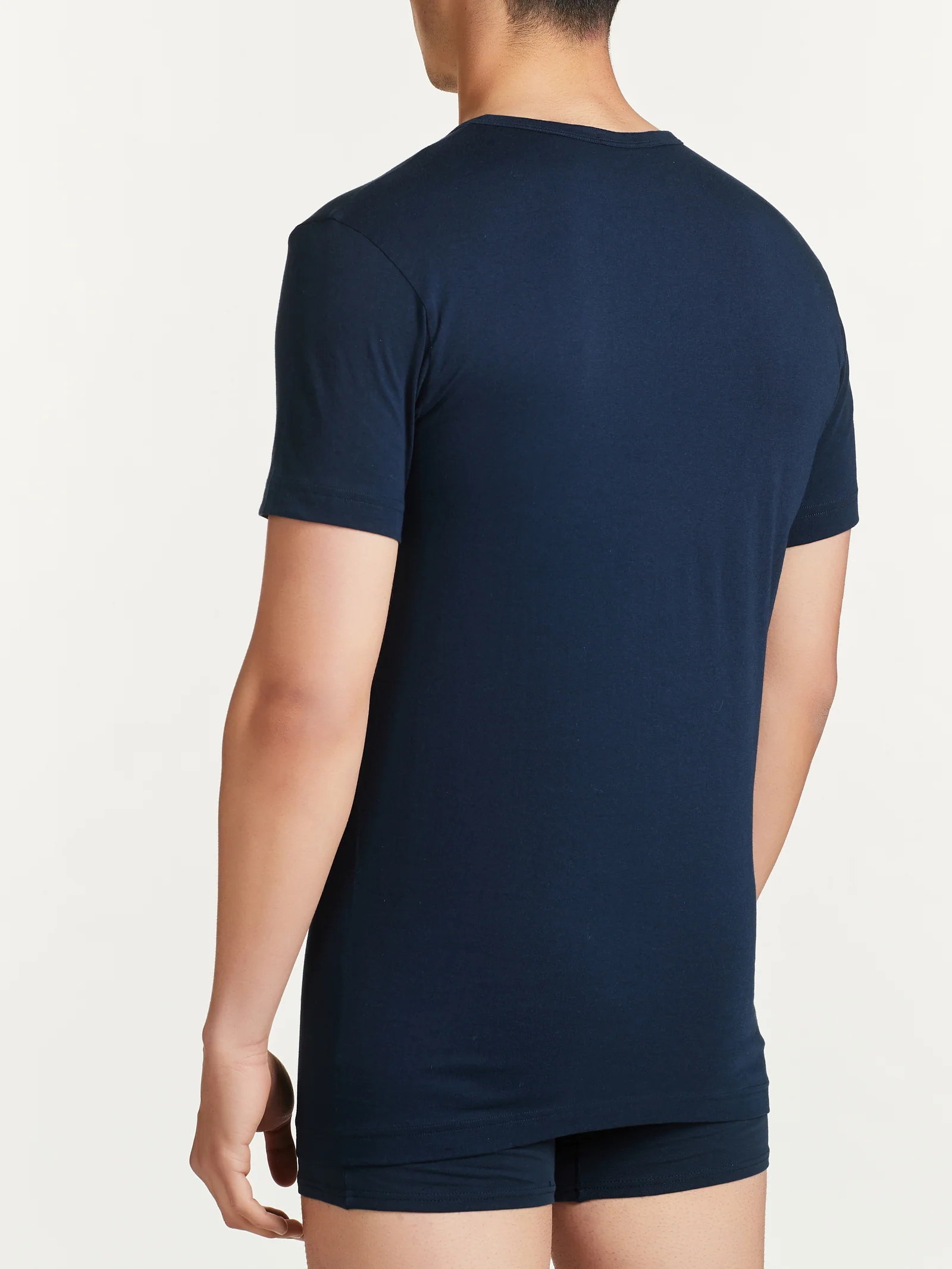 100% Cotton - Maglietta girocollo in cotone  - Bleu Bipack - Image 4