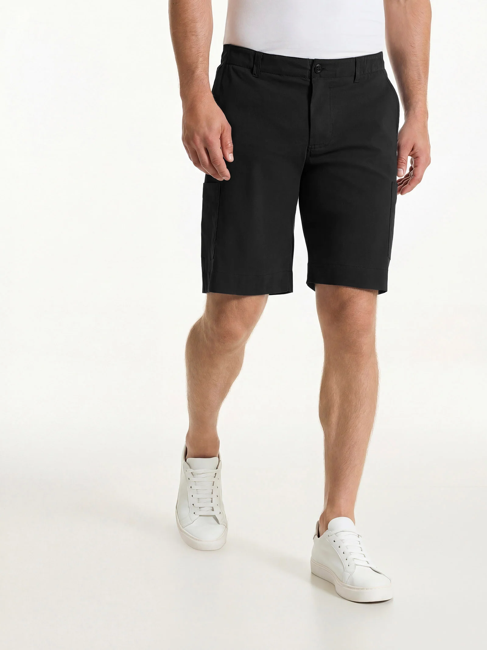 Bermuda Cargo in Super Fresh - Nero
