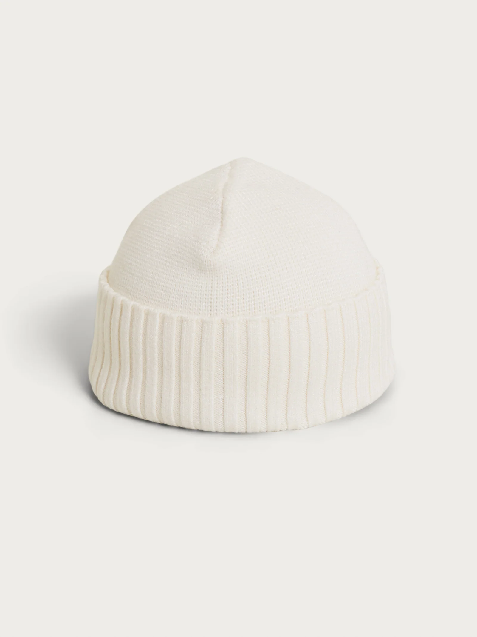 Berretto Unisex Jacquard in Super Soft - Avorio