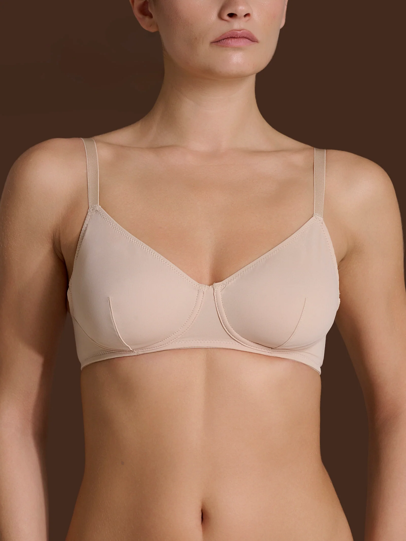 beYOUtiful - Reggiseno senza ferretto in Microfibra Compact - Smoke Gray Bipack