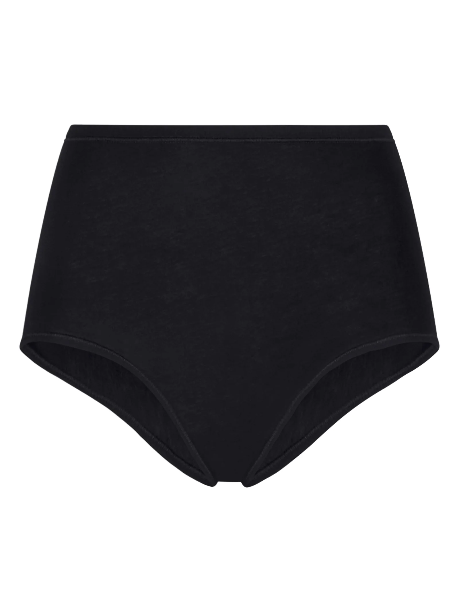 beYOUtiful - Slip maxi in cotone elasticizzato extra fine - Nero Bipack