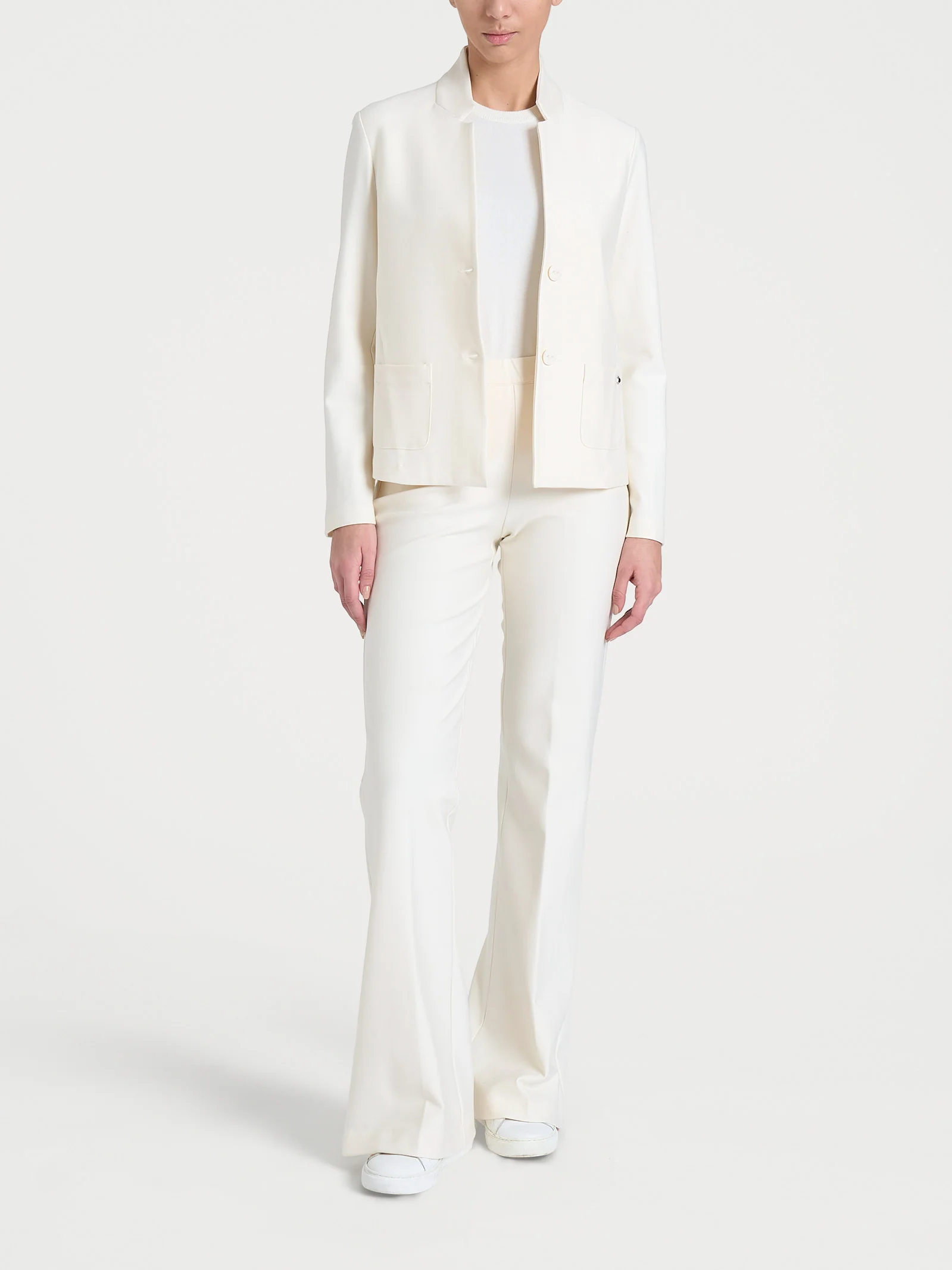 Blazer corto in Compact - Plum Perfect - Image 4