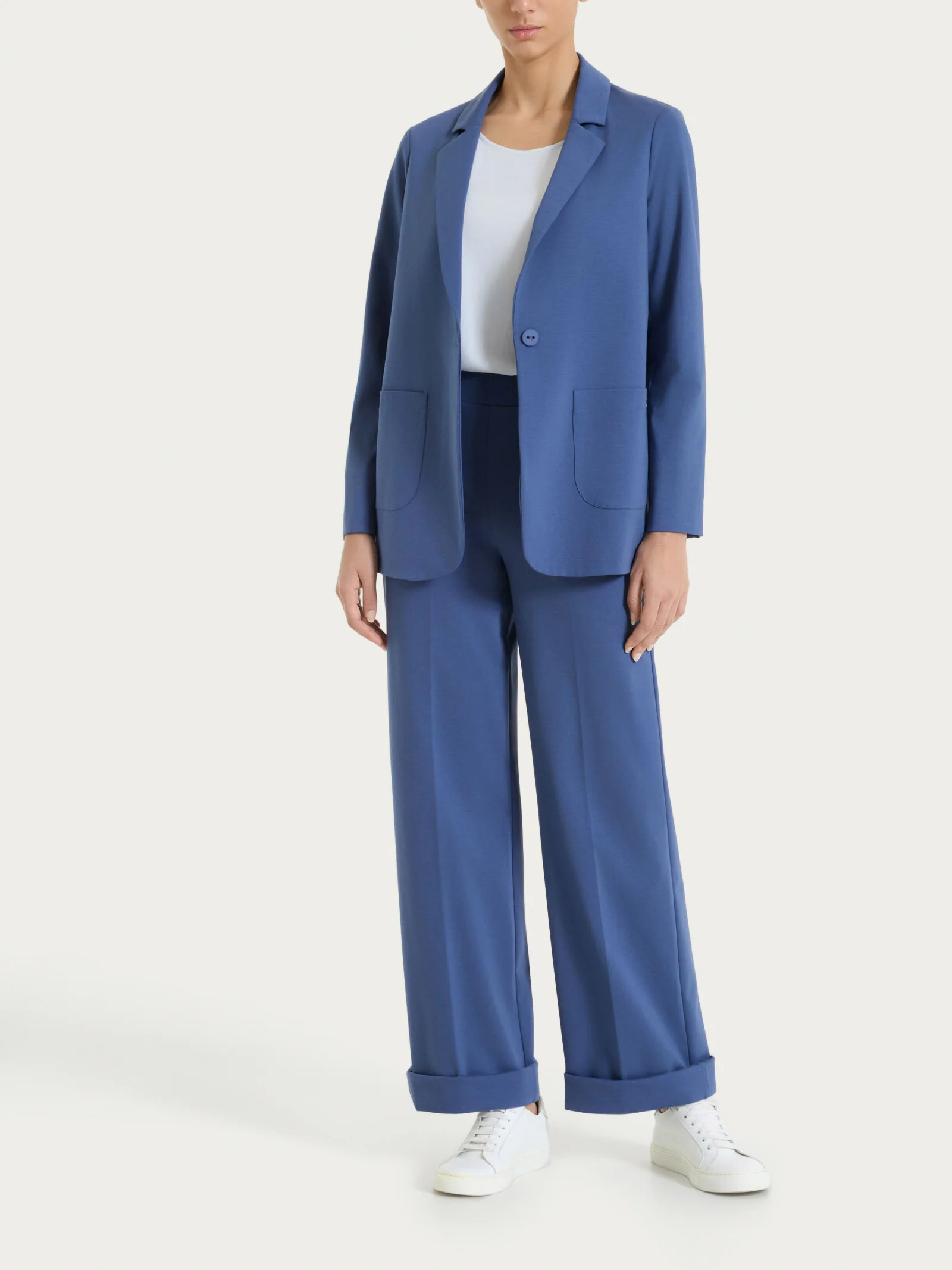 Blazer destrutturato in Compact Light - Oceana - Image 4