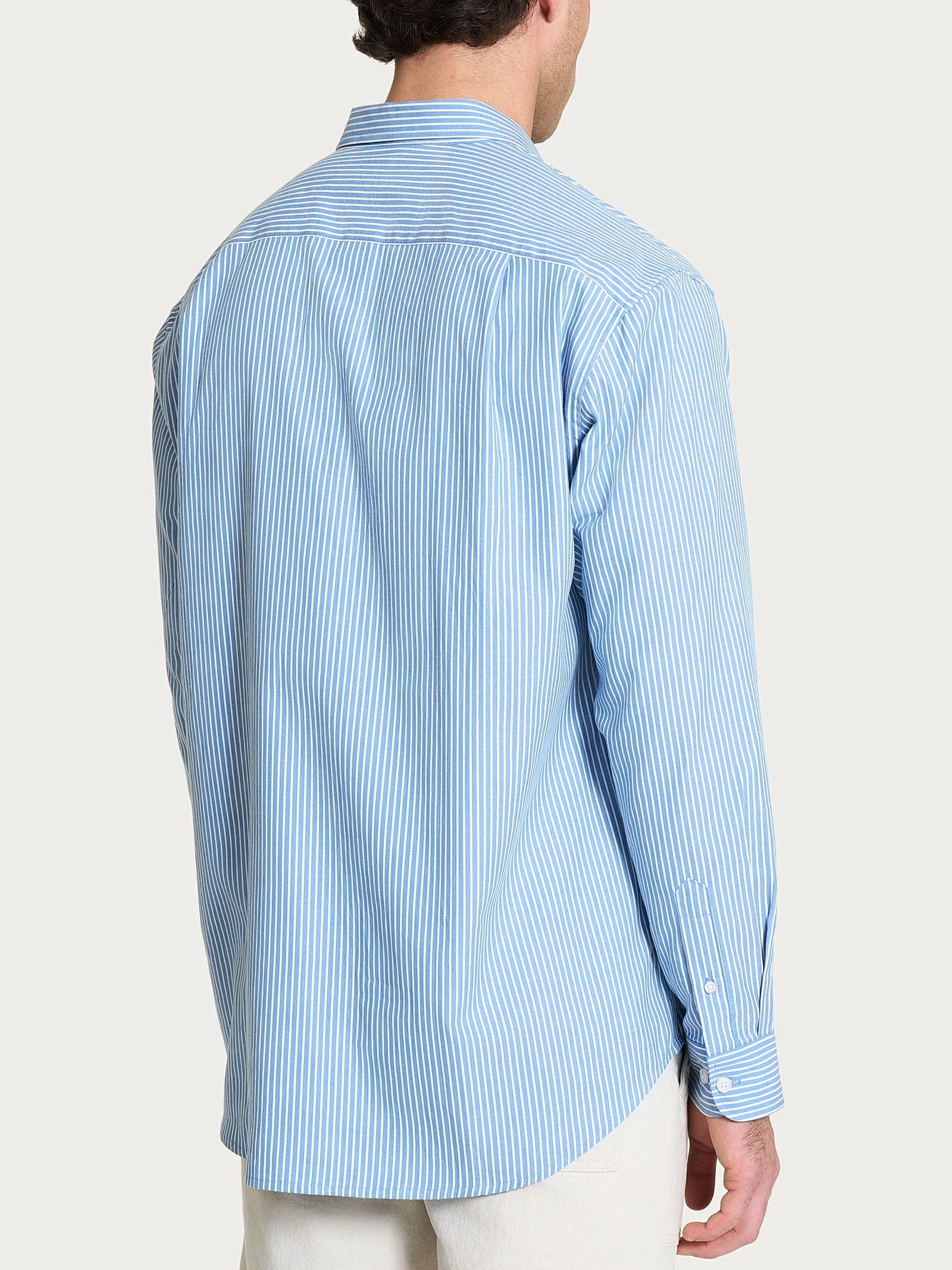 Camicia classica in Oxford Double Twisted - Fant. Rain Washed - Image 2