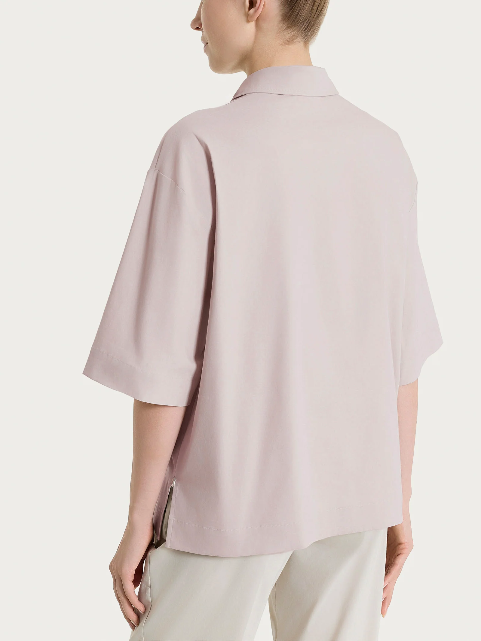Camicia con manica corta in Super Fresh - Sphinx - Image 2
