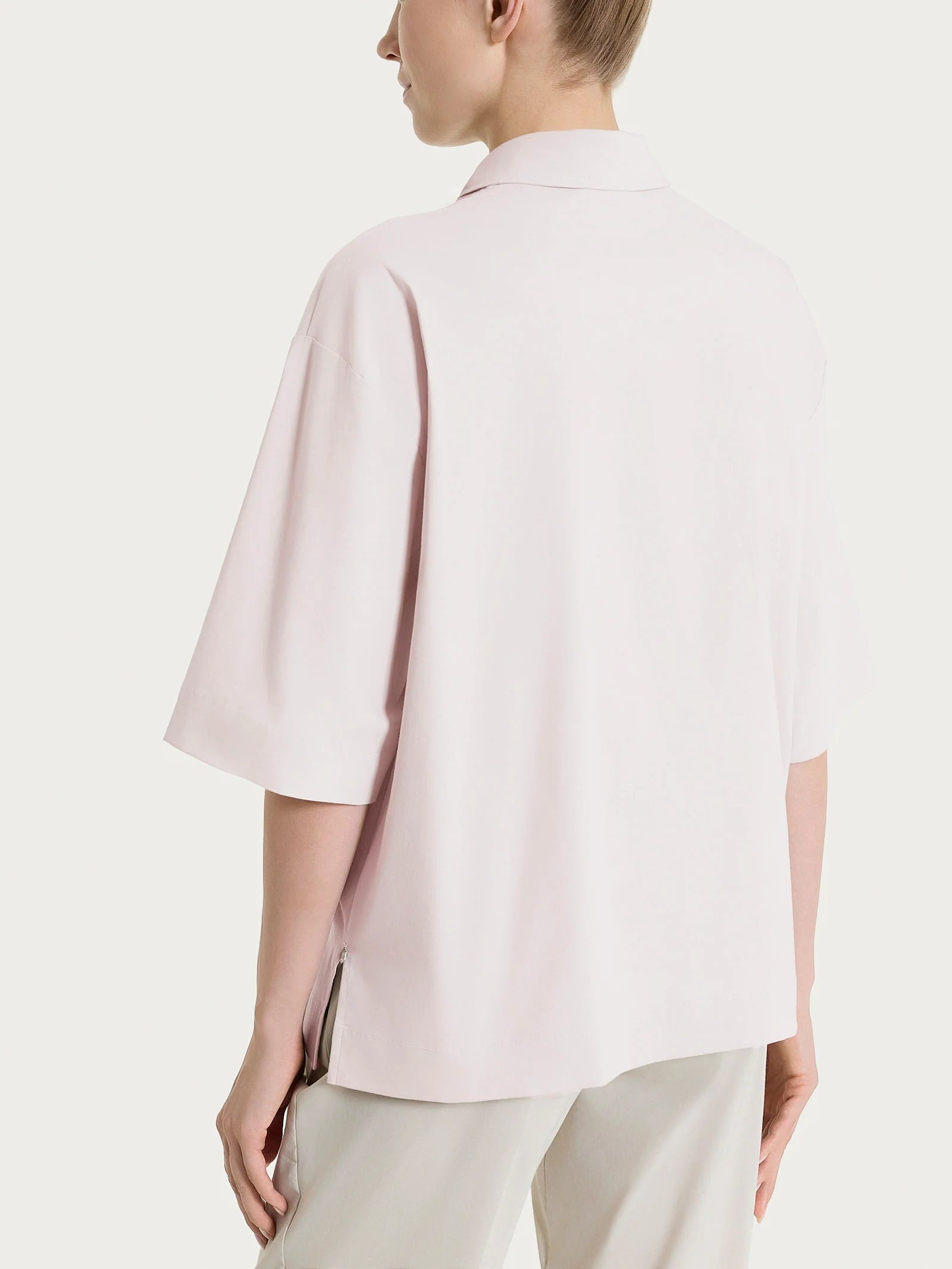 Camicia con manica corta in Super Fresh - Hushed Violet - Image 2