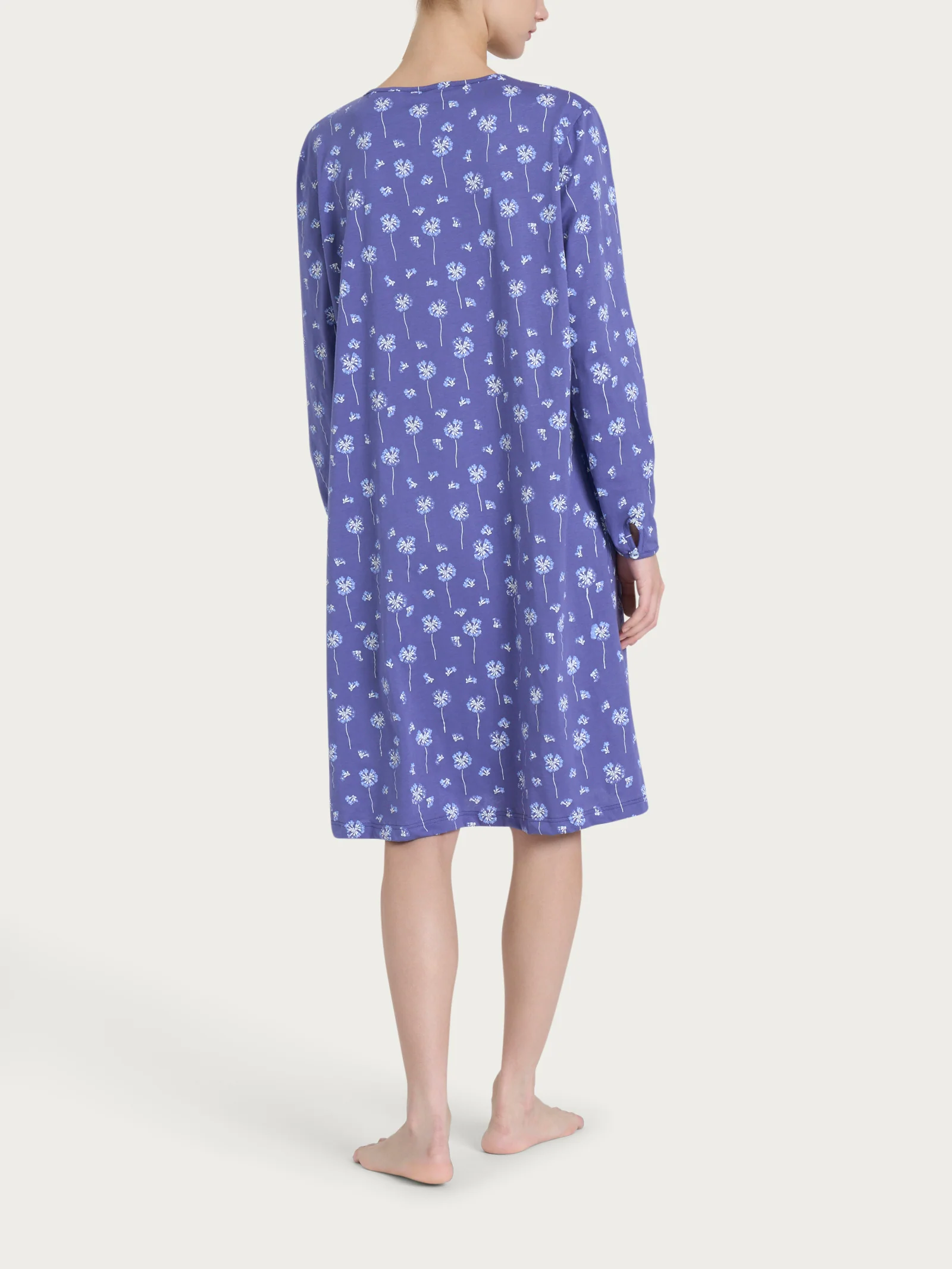 Camicia da notte aperta con soffioni in Jersey di cotone 54-60 - Fant. Marlin - Image 2