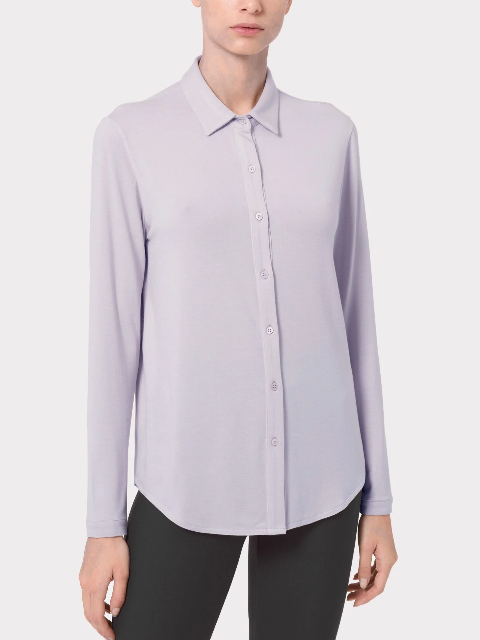 Camicia in Eco Viscosa - Thistle