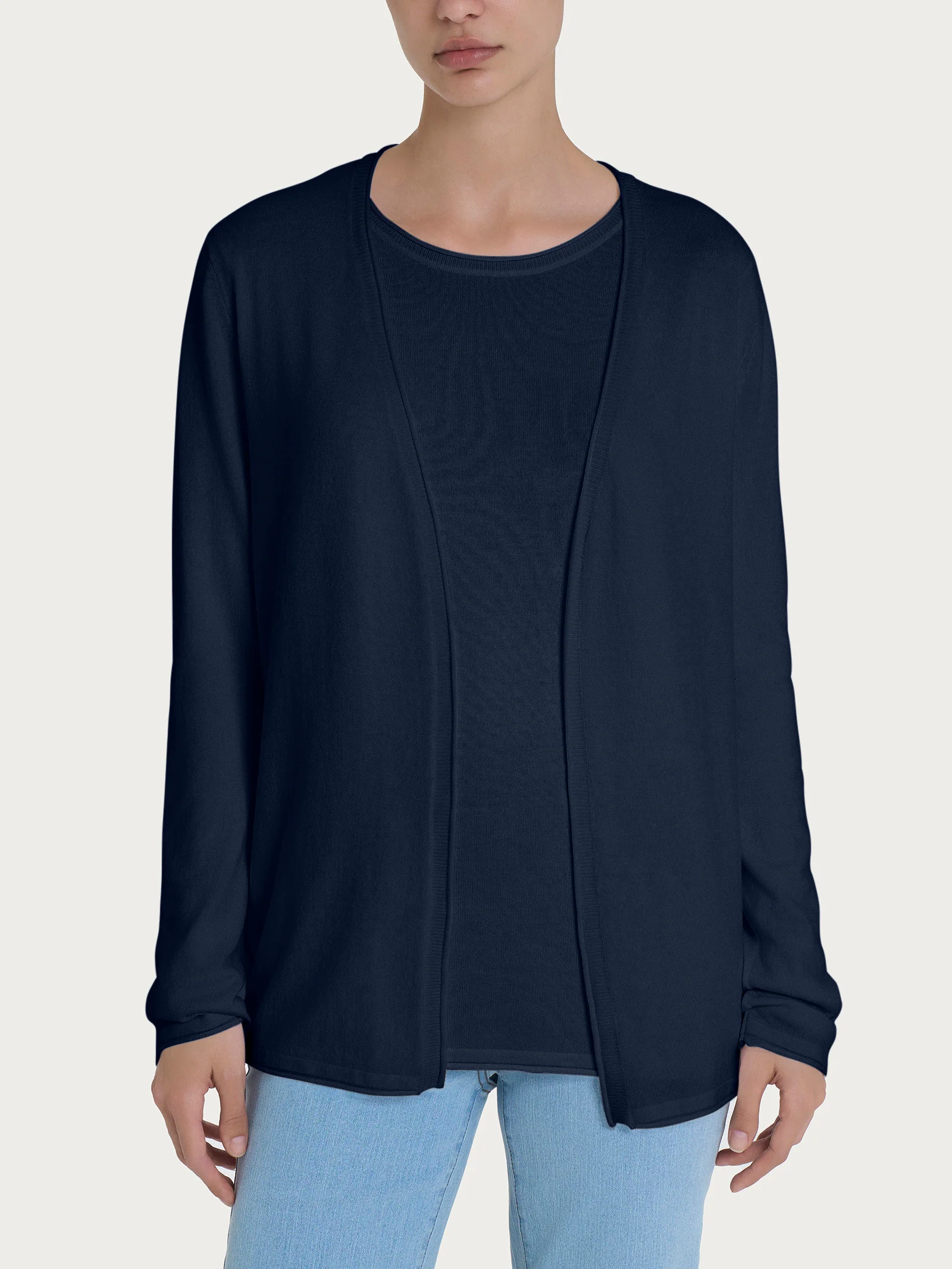Cardigan aperto in Summertime - Bleu