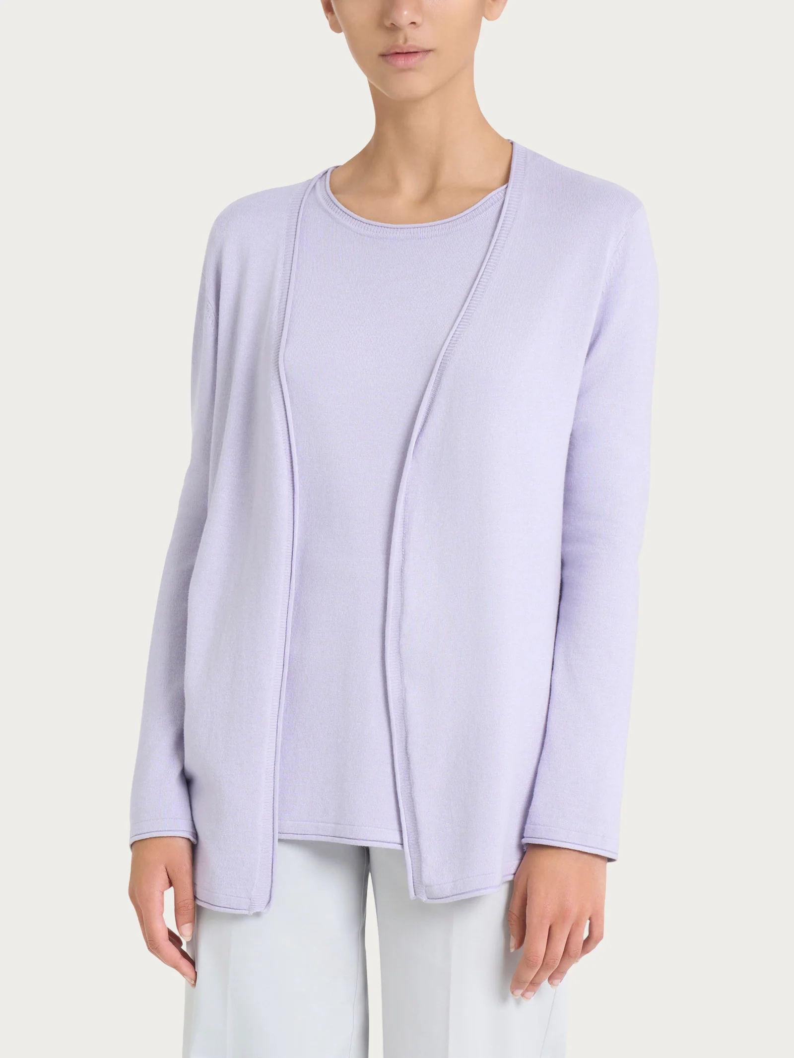 Cardigan aperto in Summertime - Thistle