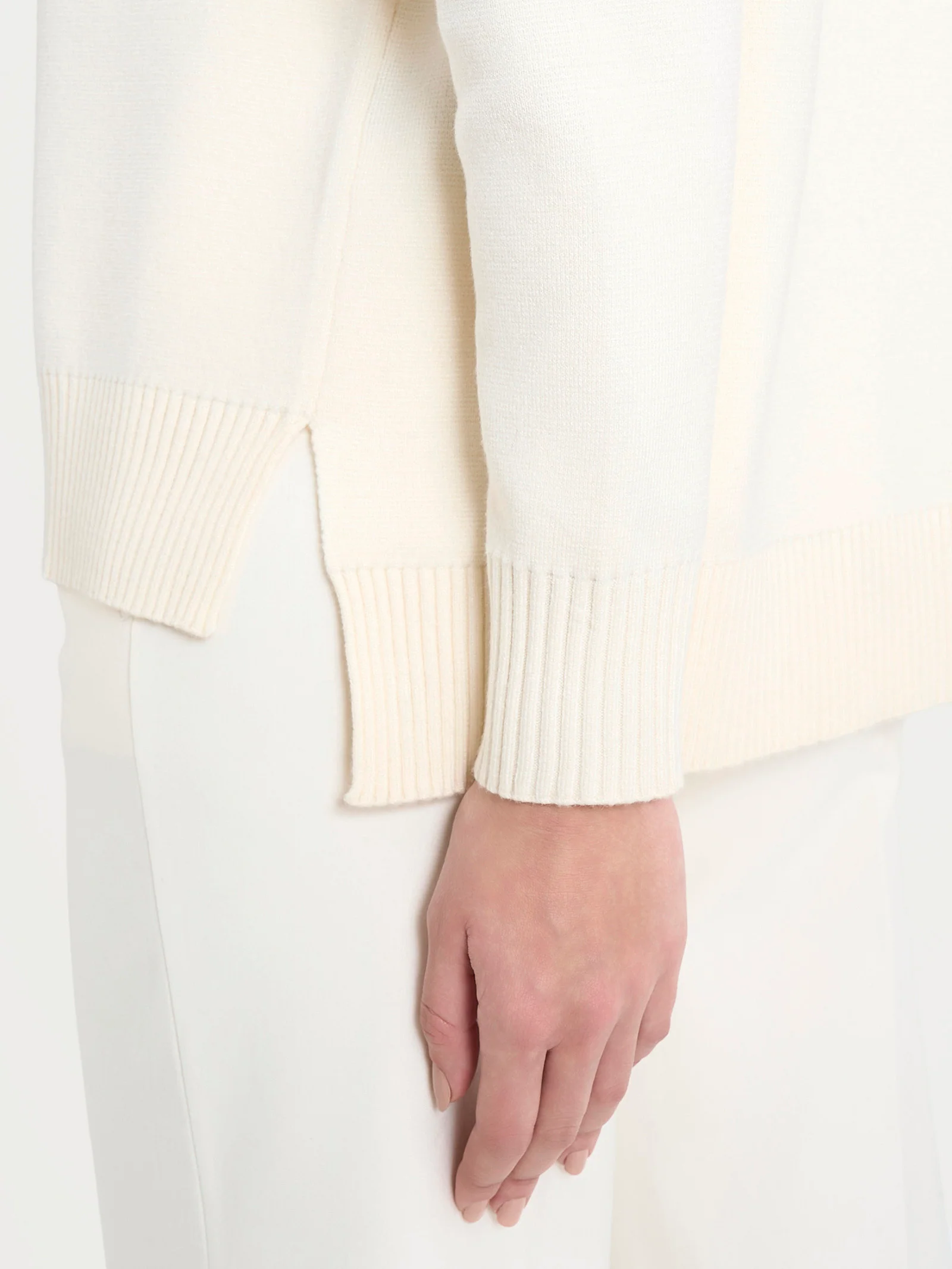 Cardigan aperto in Super Soft  - Avorio - Image 4