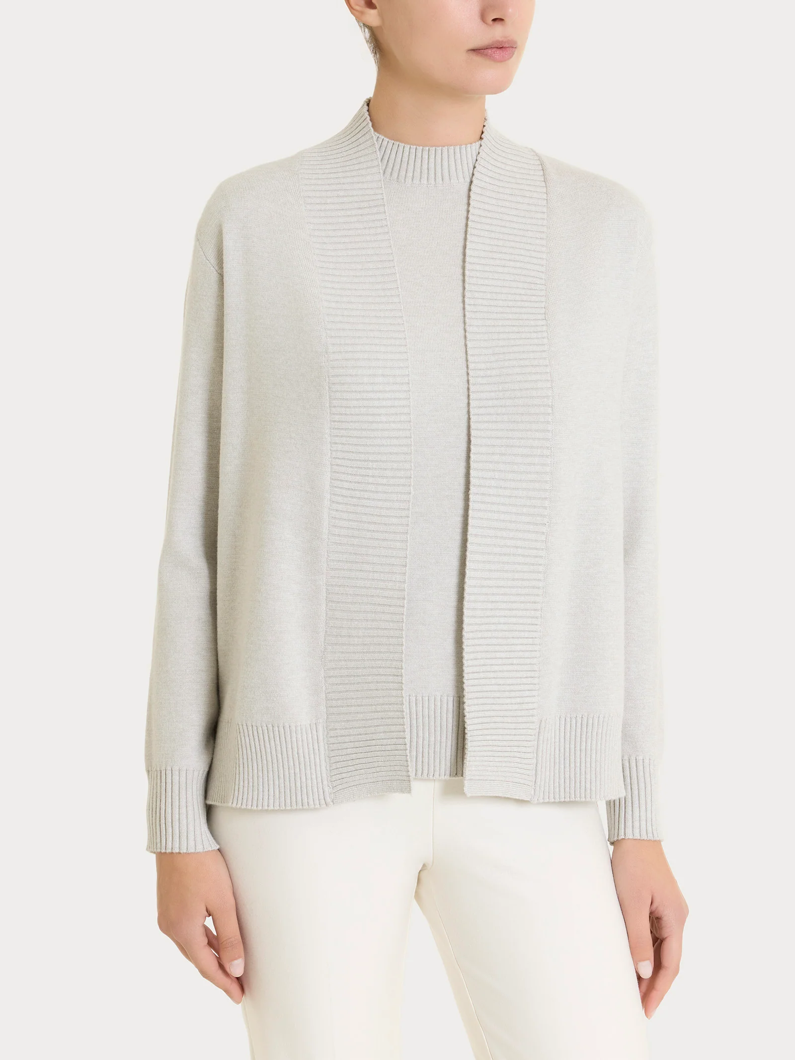 Cardigan aperto in Super Soft - CHAMPIGNON MEL.