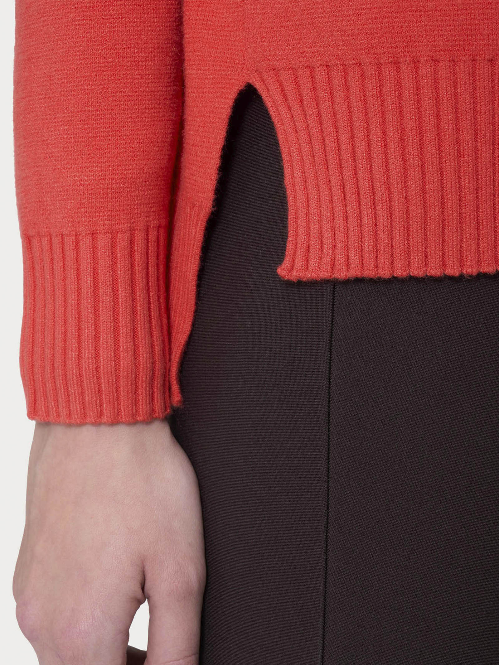 Cardigan aperto in Super Soft - Cayenne - Image 3