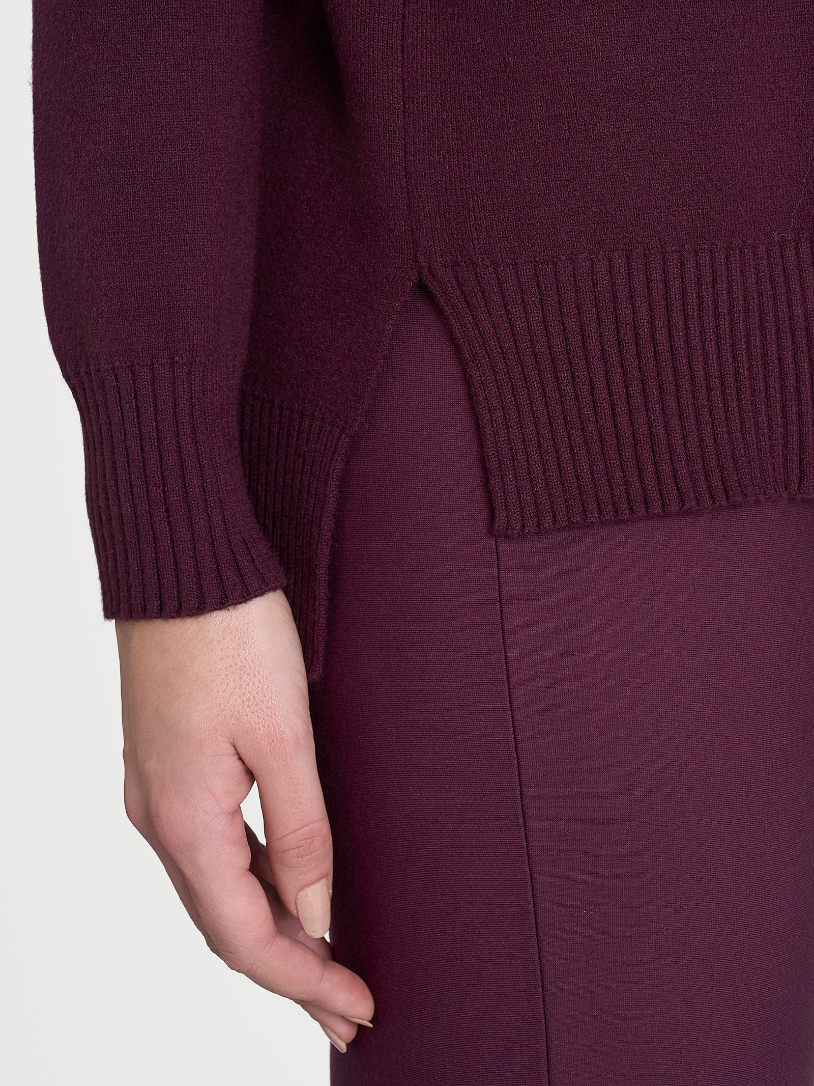 Cardigan aperto in Super Soft - Fig - Image 3
