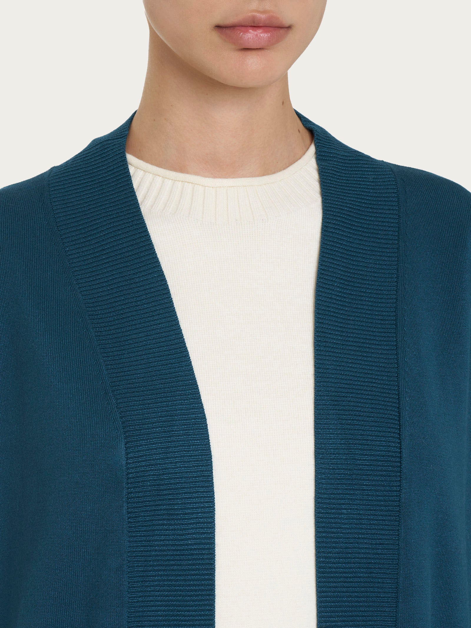 Cardigan con bottoni Four Seasons - Reflecting Pond - Image 3