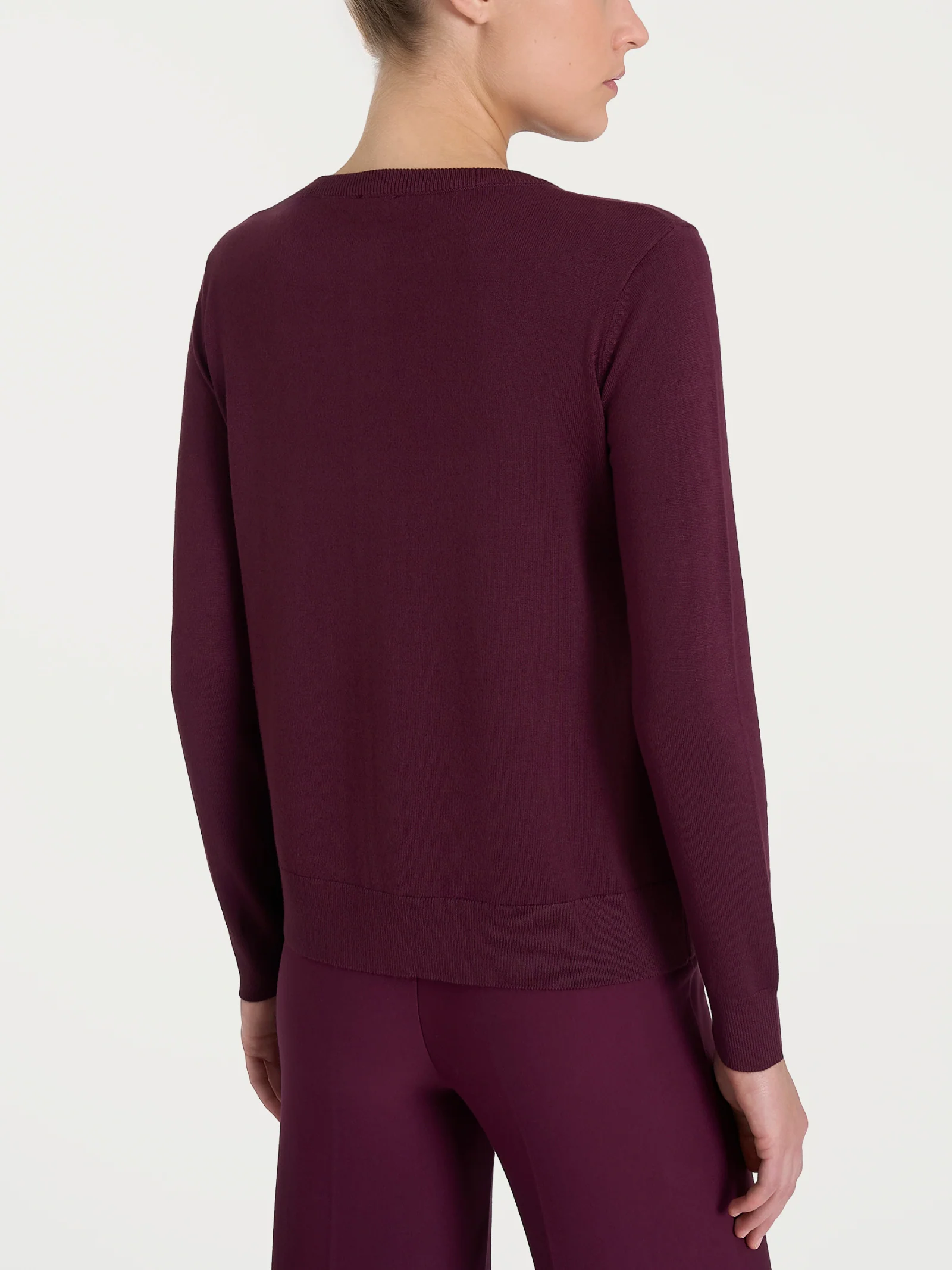 Cardigan con bottoni Four Seasons - Fig - Image 2