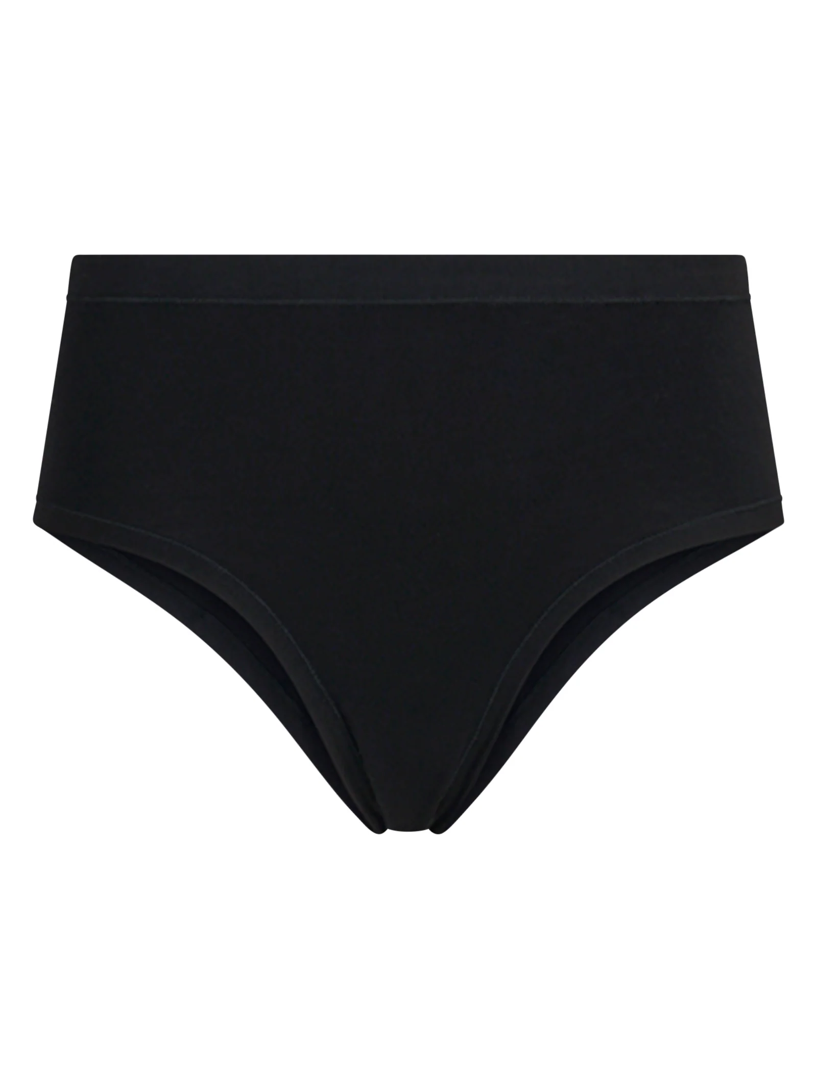 Comfort - Slip midi in cotone elasticizzato - Nero Bipack