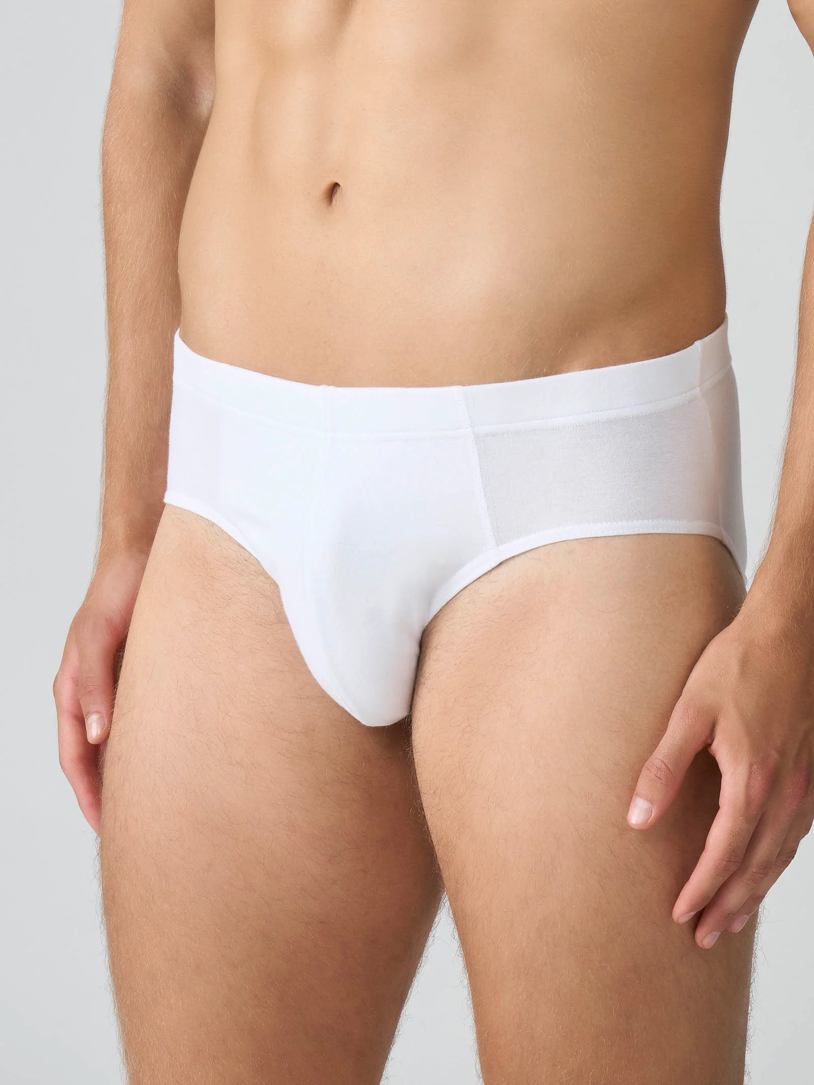 Compact - Slip midi in cotone elasticizzato - Nero Tripack - Image 4