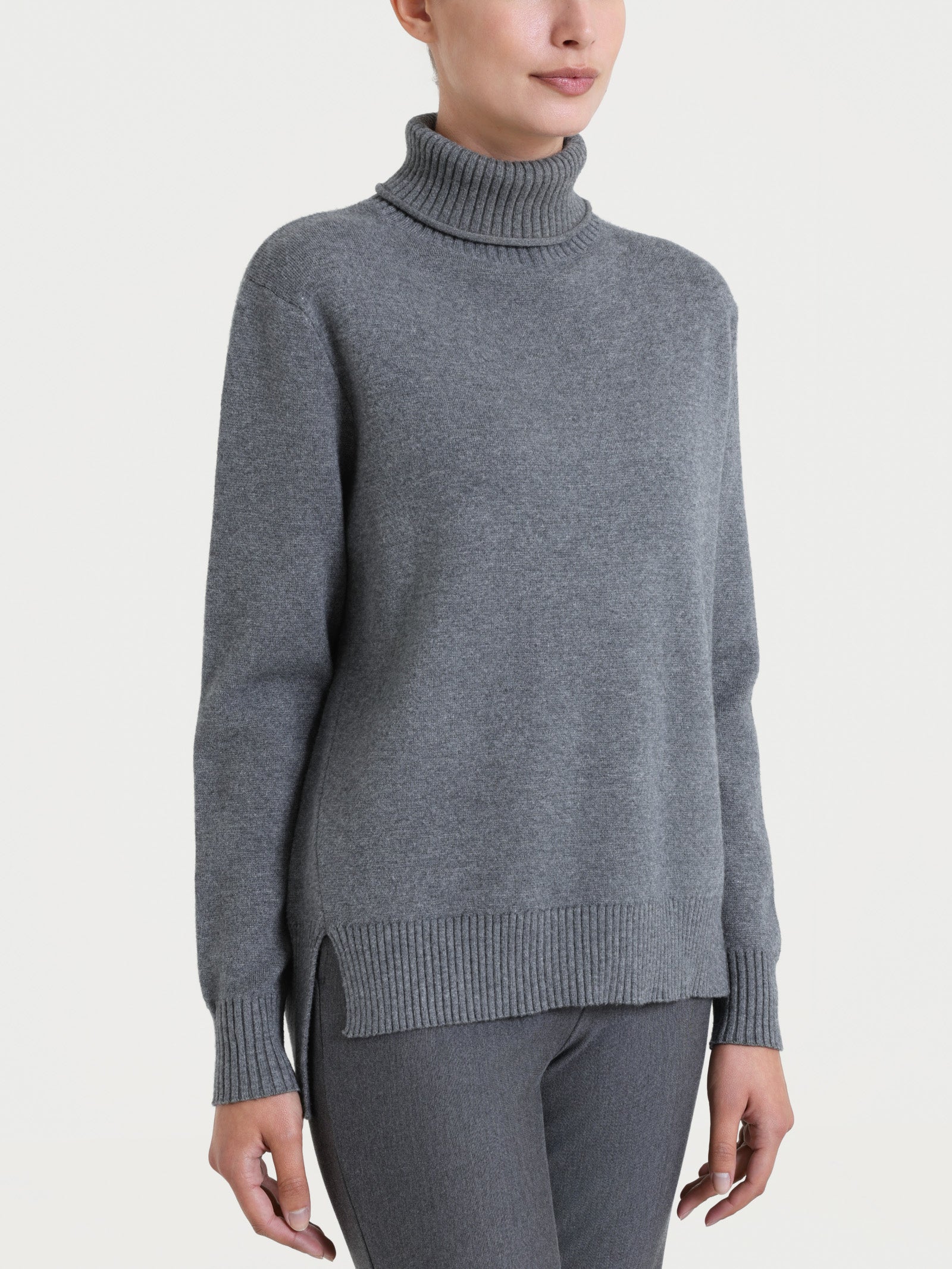 Dolcevita asimmetrico in Super Soft - Ferro Mel.