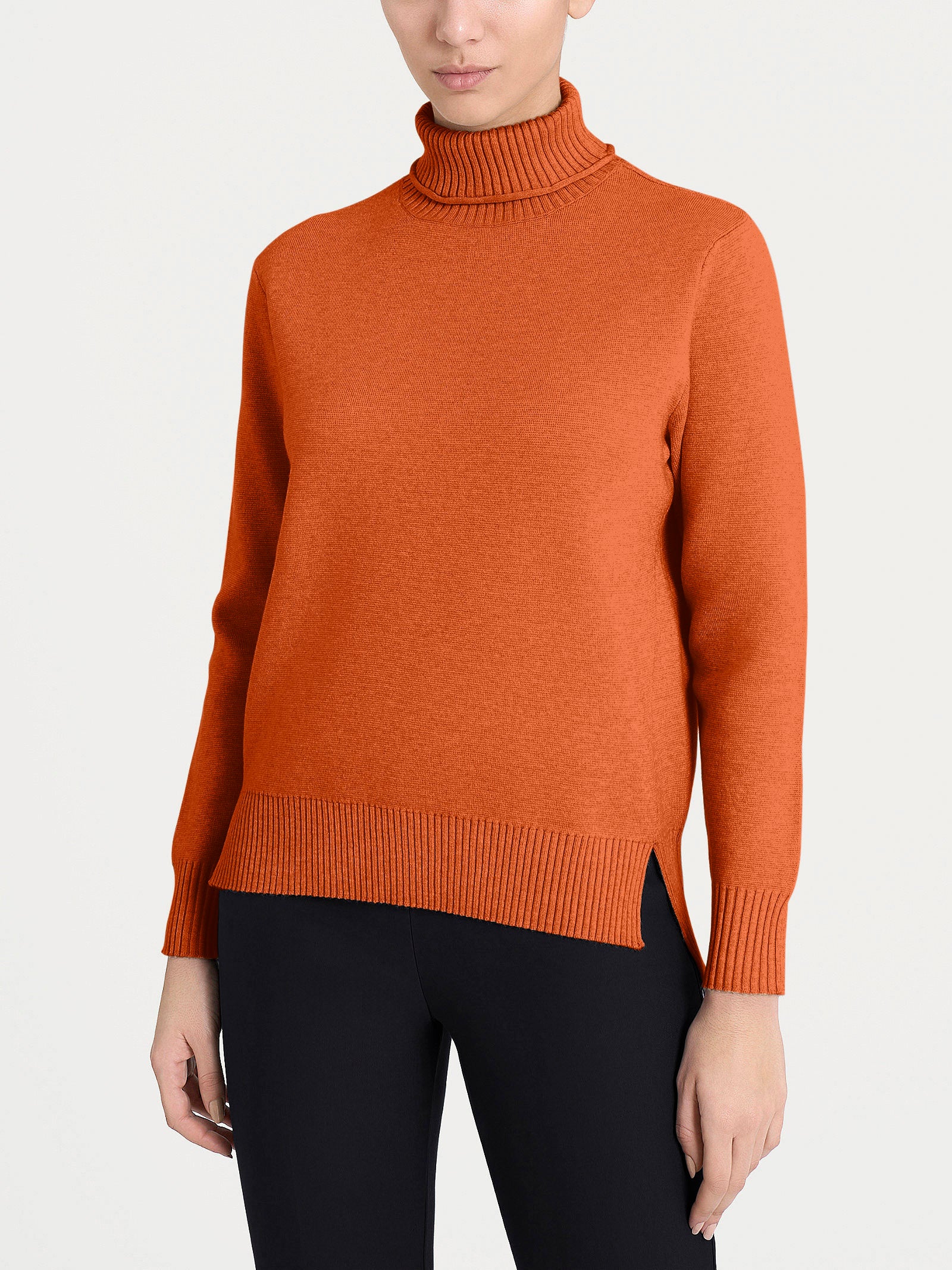 Dolcevita asimmetrico in Super Soft - Rust