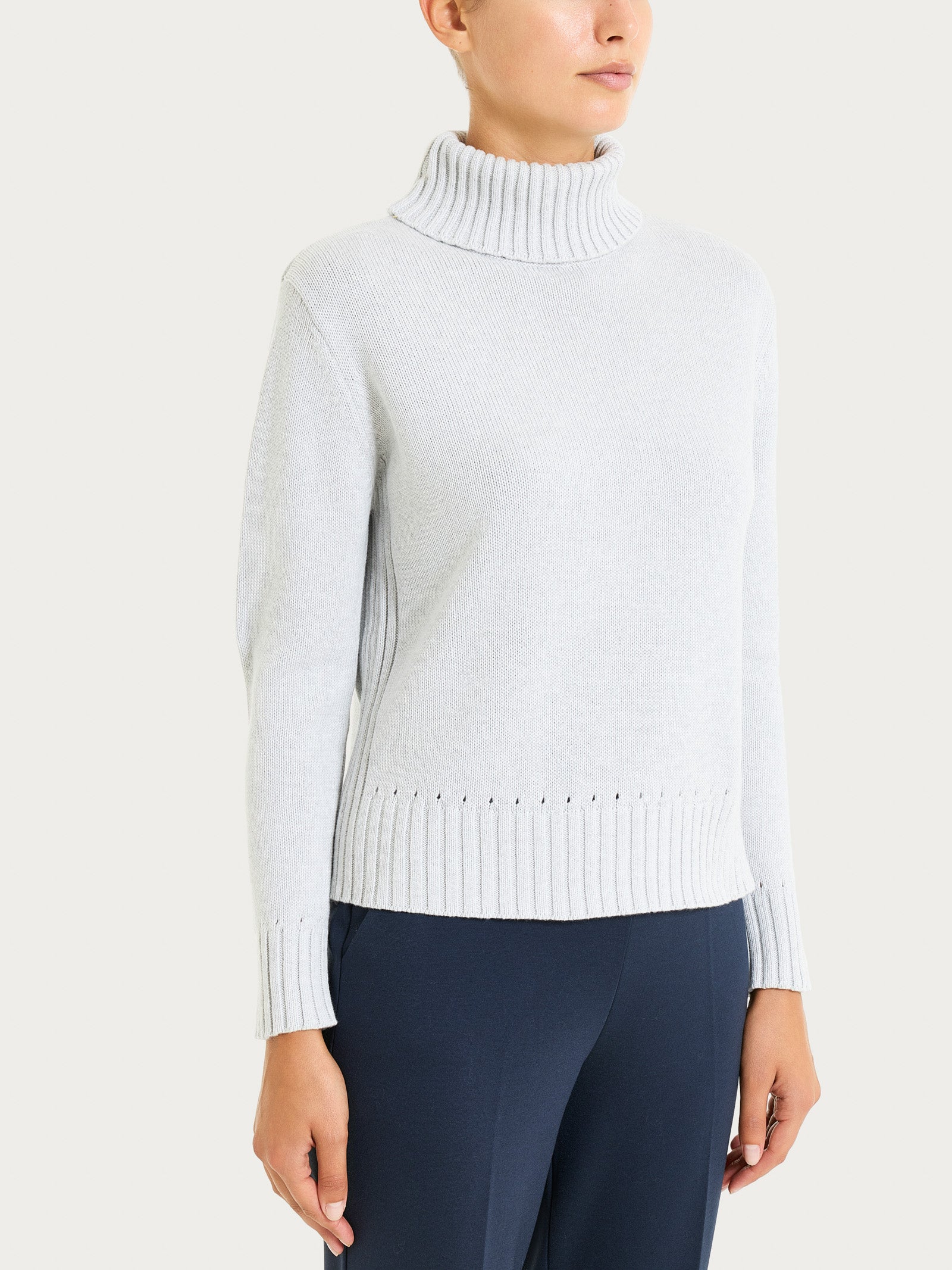 Dolcevita in filato Winter Cotton - Dawn Blue Mel.