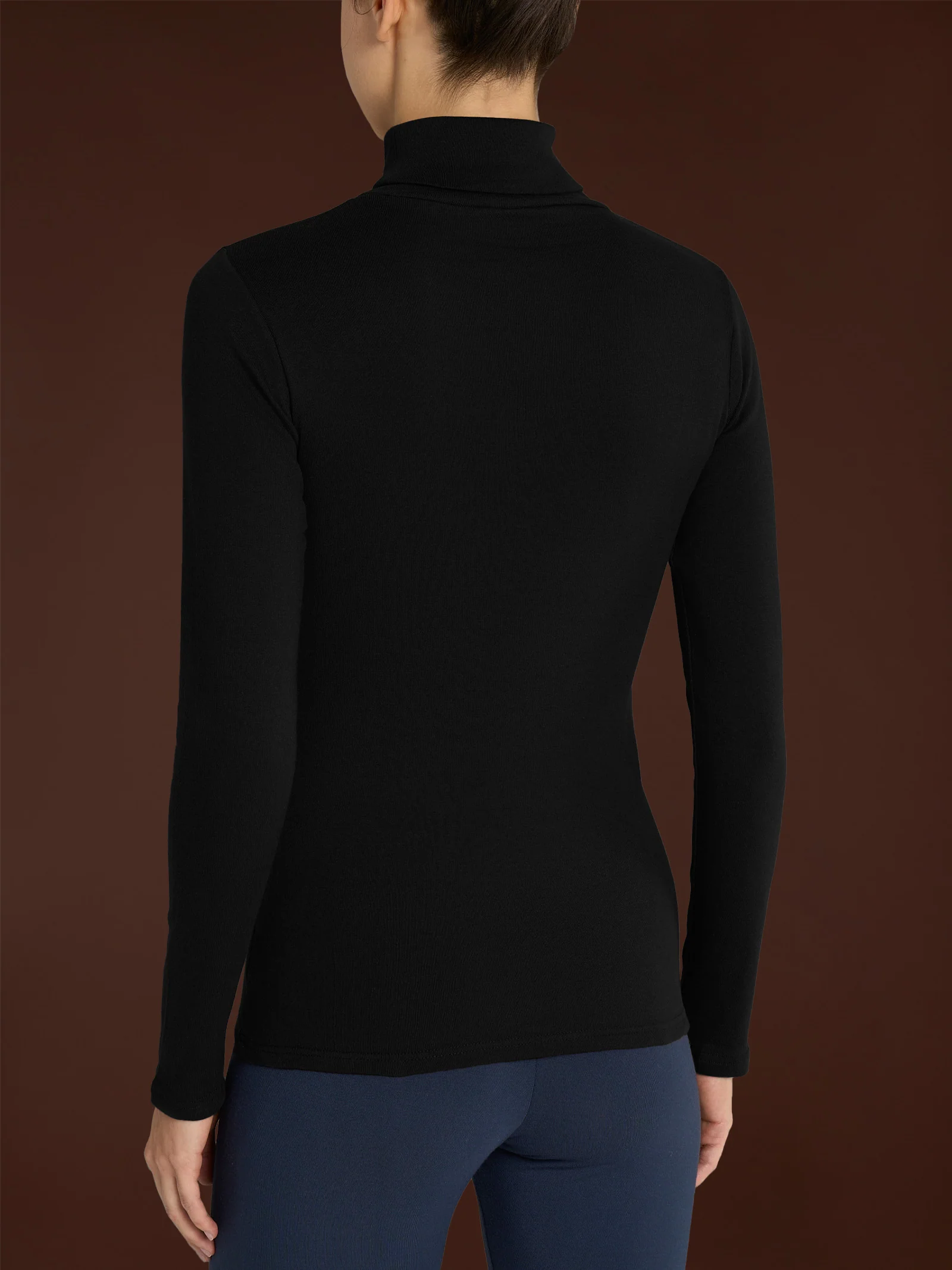 Dolcevita in Thermo Cotton - Nero - Image 2
