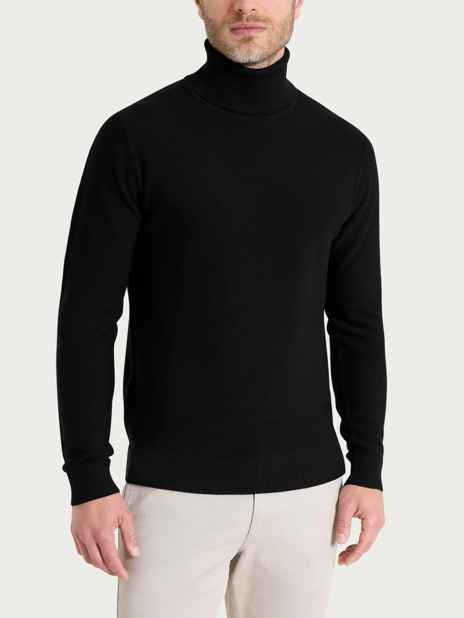 Dolcevita Punto Links in Merino Soft - Nero