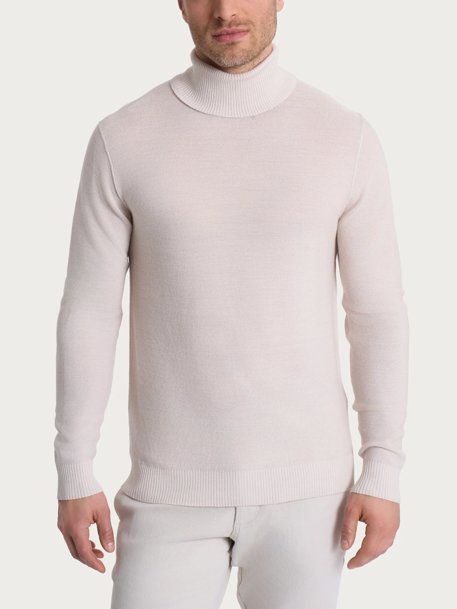 Dolcevita Punto Links in Merino Soft - Champignon