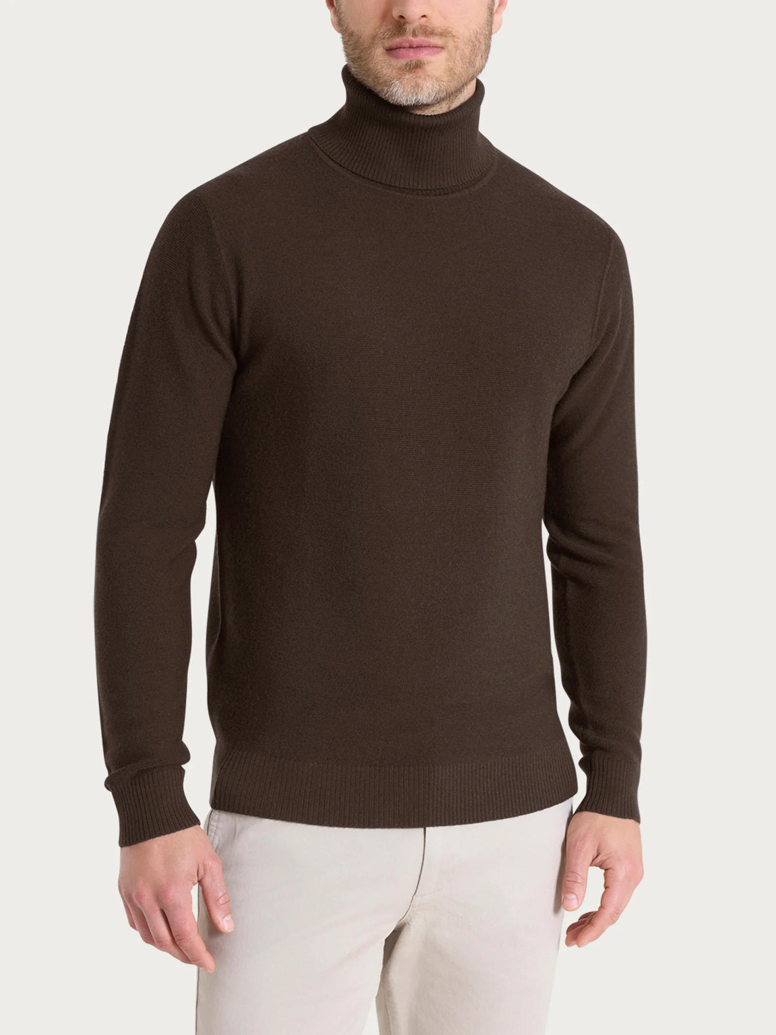 Dolcevita Punto Links in Merino Soft - Chocolate Torte