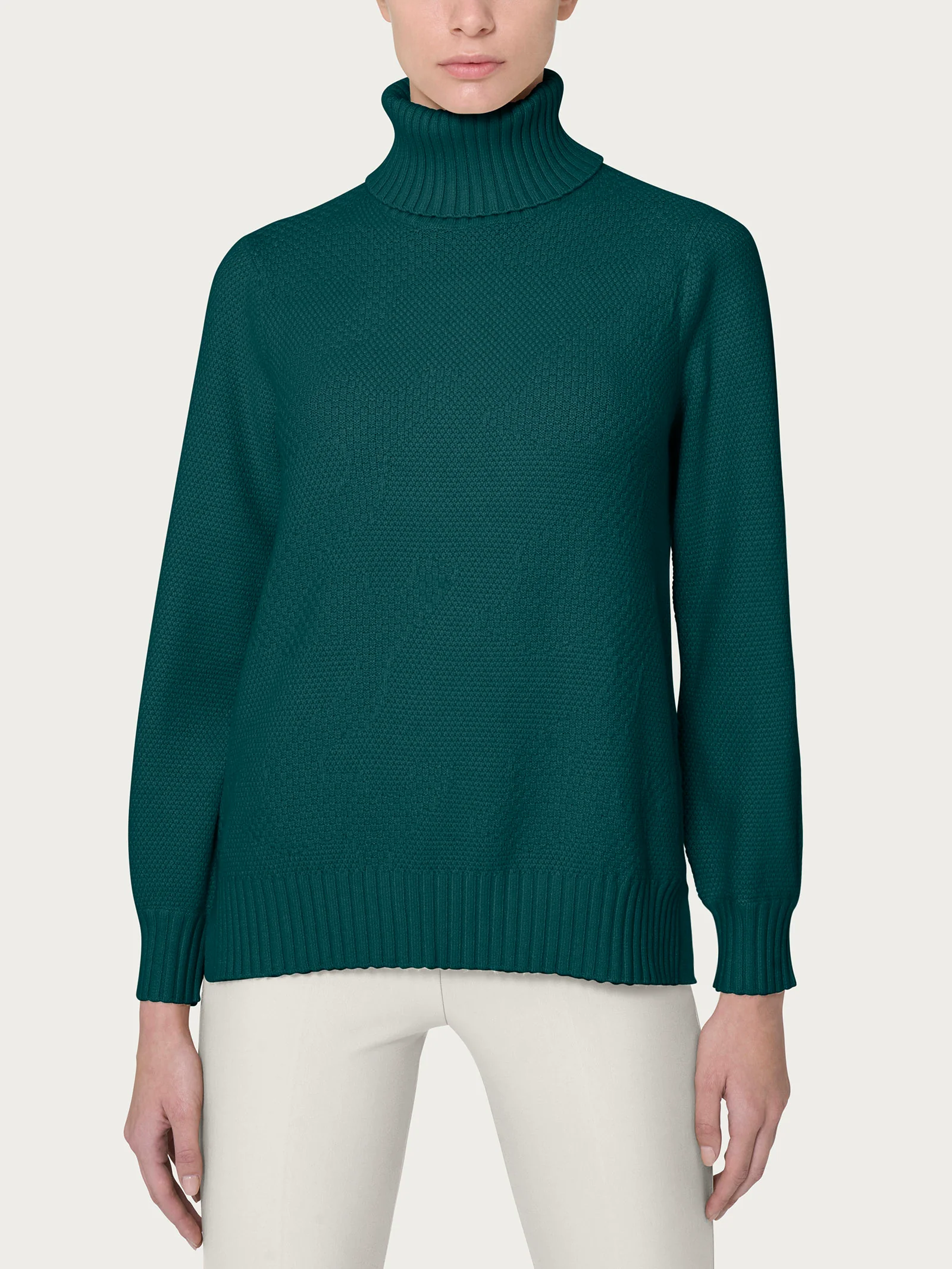 Dolcevita Punto Riso in Super Soft - Rain Forest