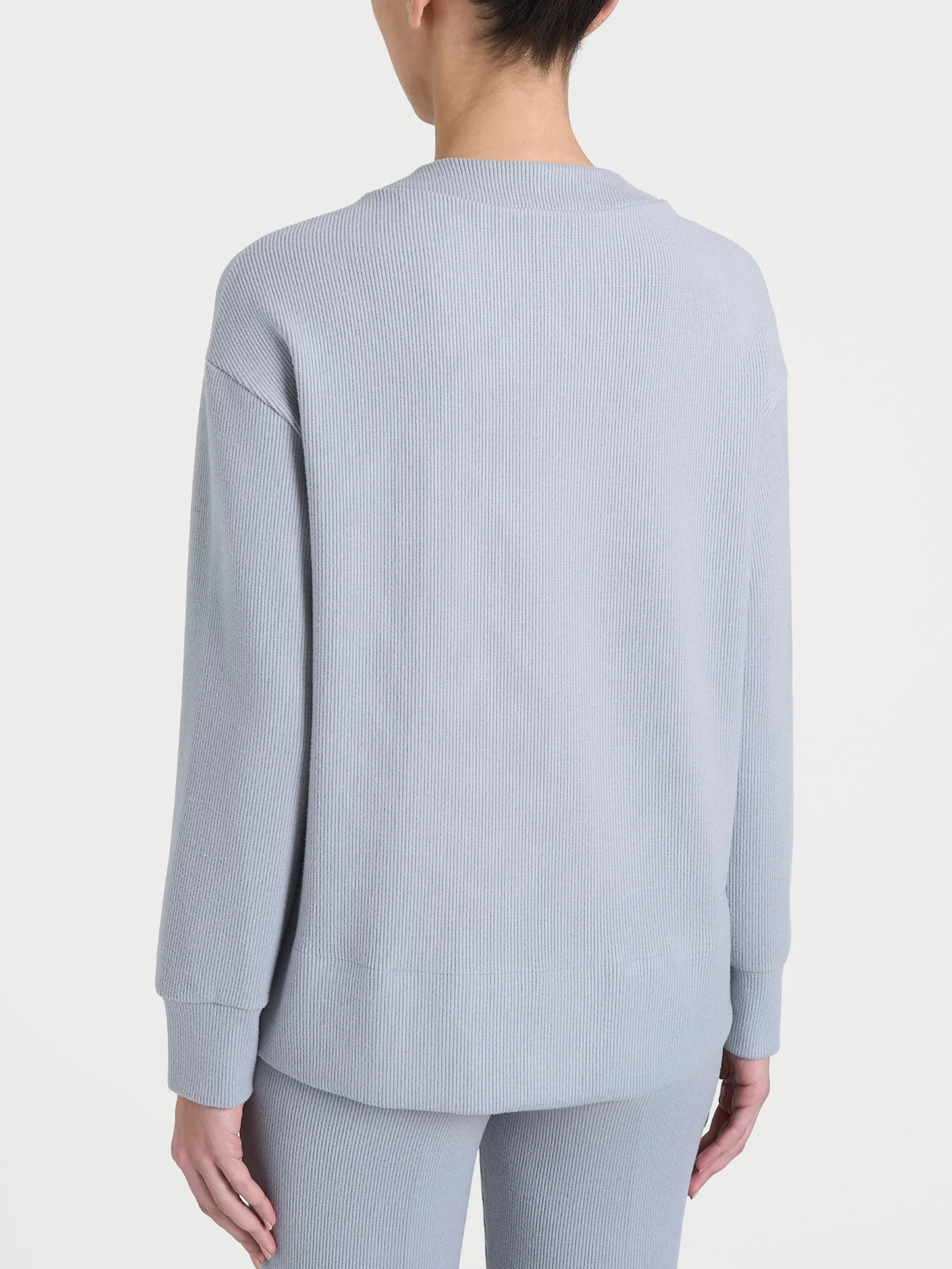 Felpa girocollo in Velvet - Ultimate Gray - Image 2