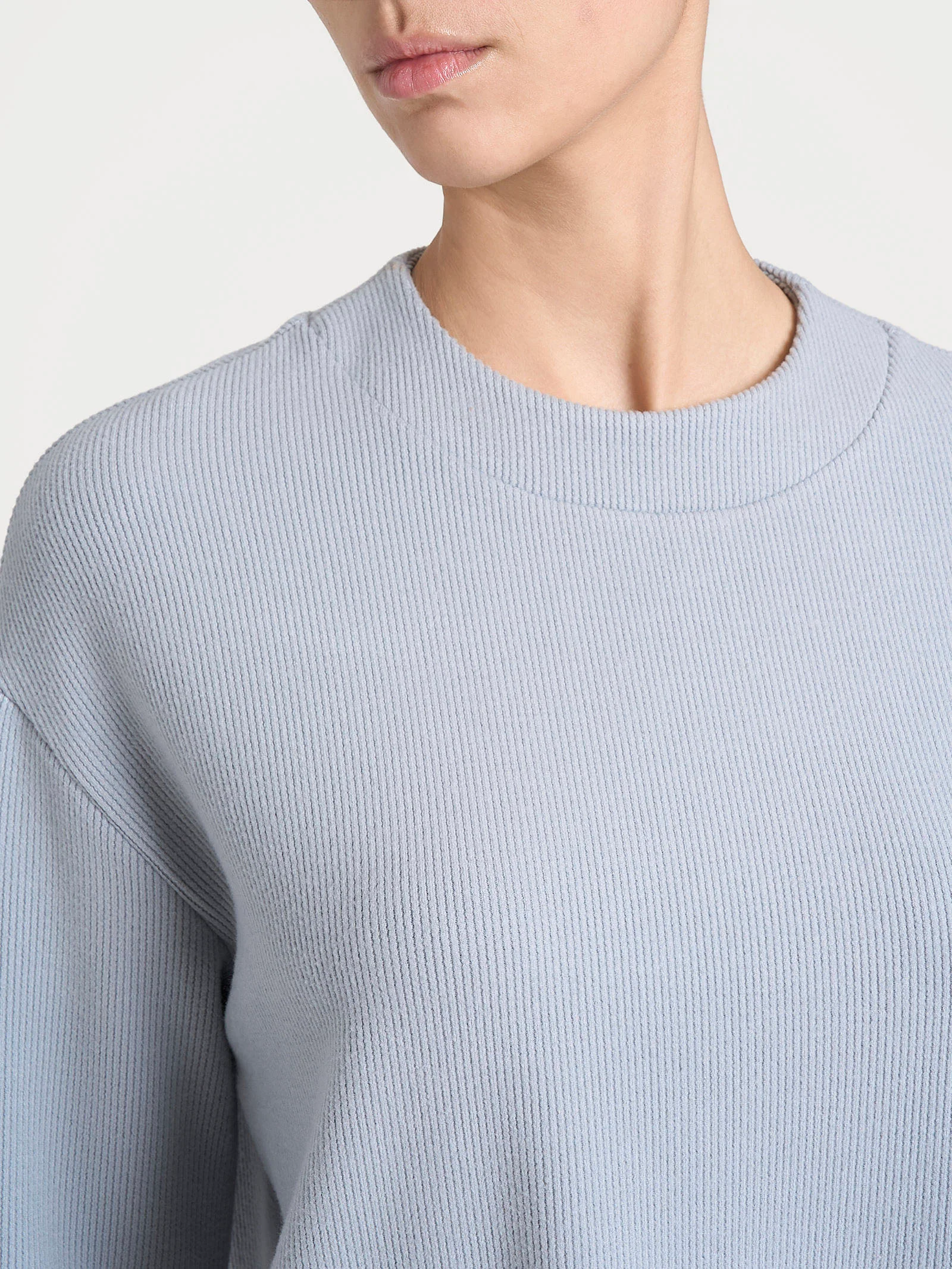 Felpa girocollo in Velvet - Ultimate Gray - Image 4