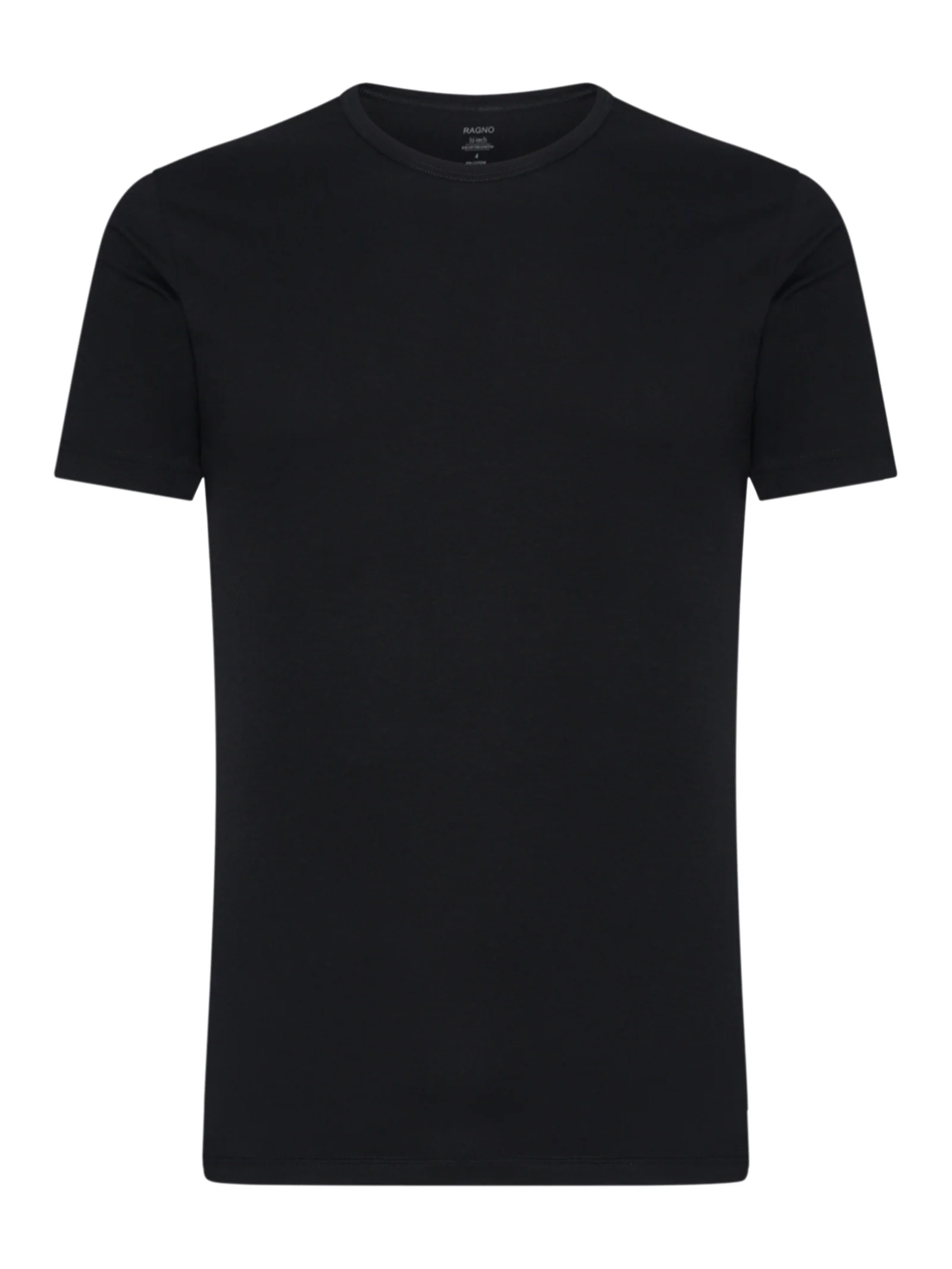 Hi-Tech - Maglietta in jersey di cotone elasticizzato - Nero