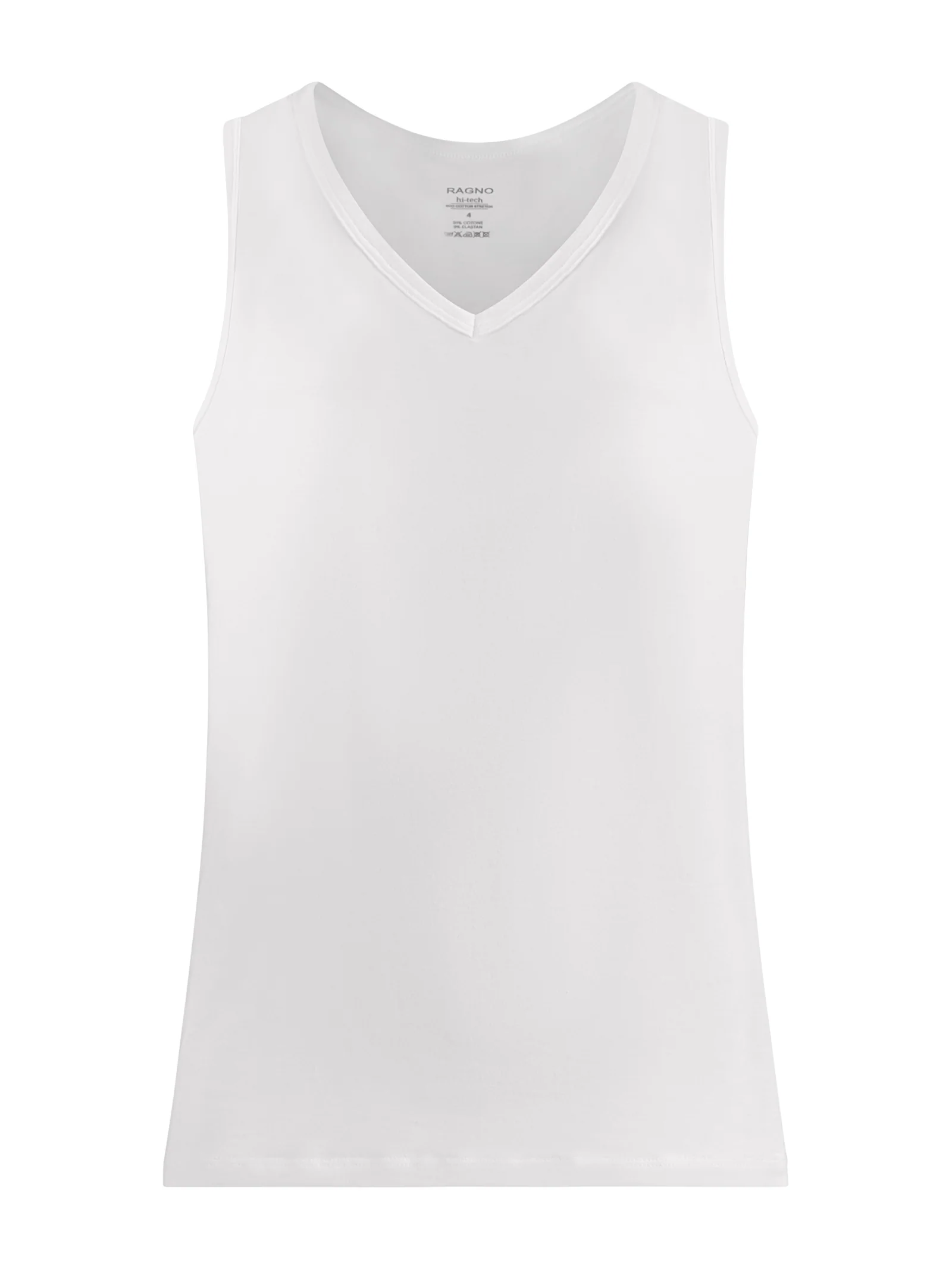 Hi-Tech - Smanicato in jersey di cotone elasticizzato - Bianco