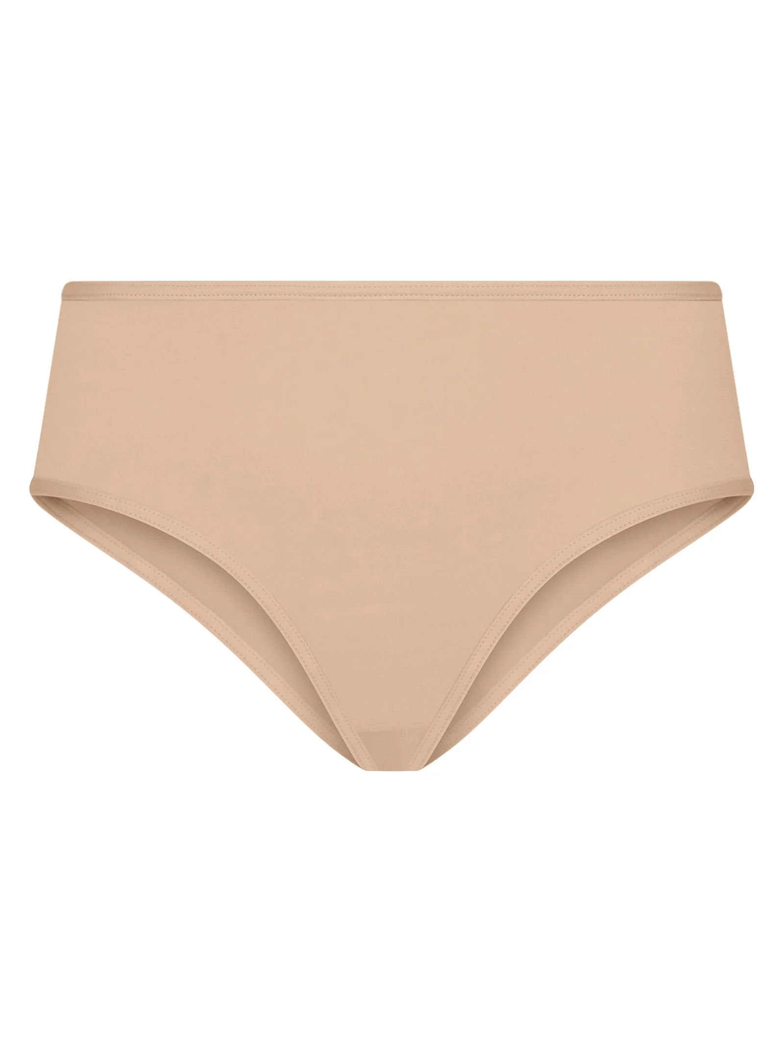 Invisible - Slip alto in microfibra di cotone elasticizzato - Nudo Bipack