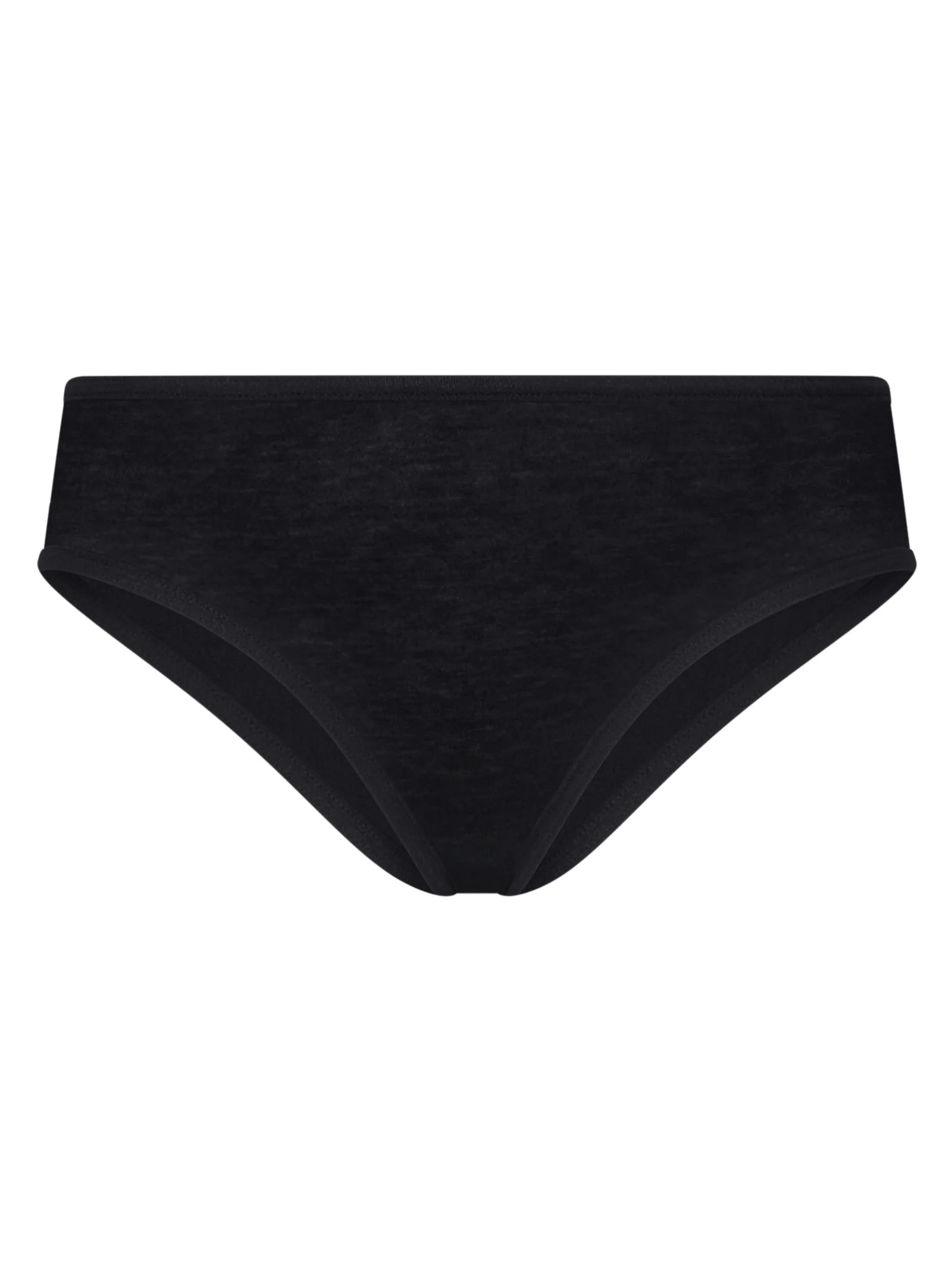 Invisible - Slip in microfibra di cotone elasticizzato - Nero Bipack