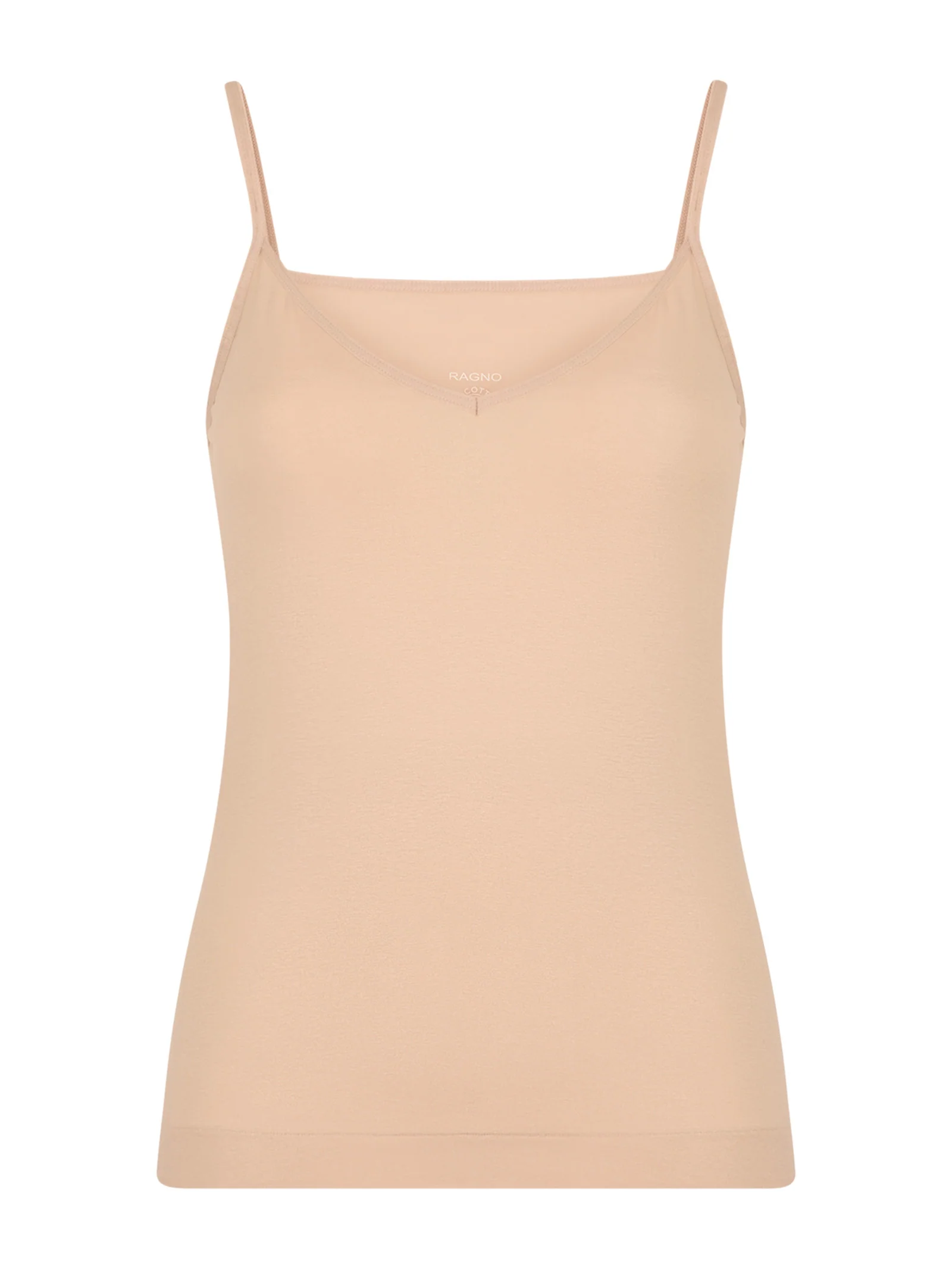 Invisible - Top in microfibra cotone elasticizzato - Nudo