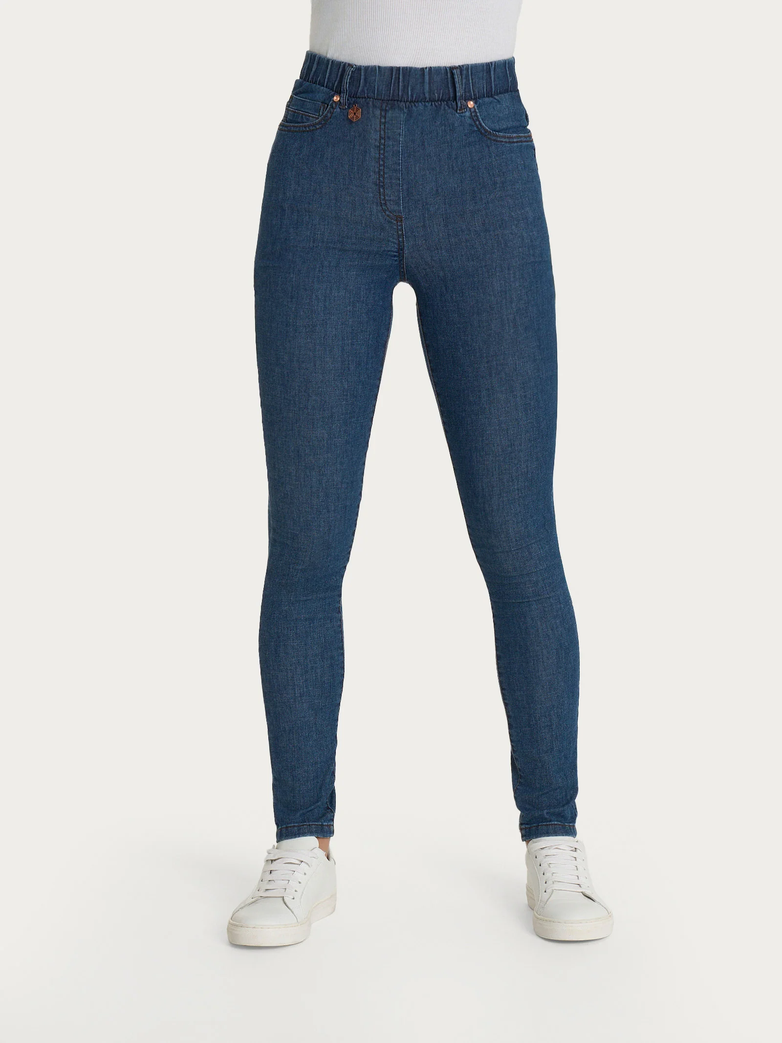 Jeans a 5 tasche in Light Denim - Jeans