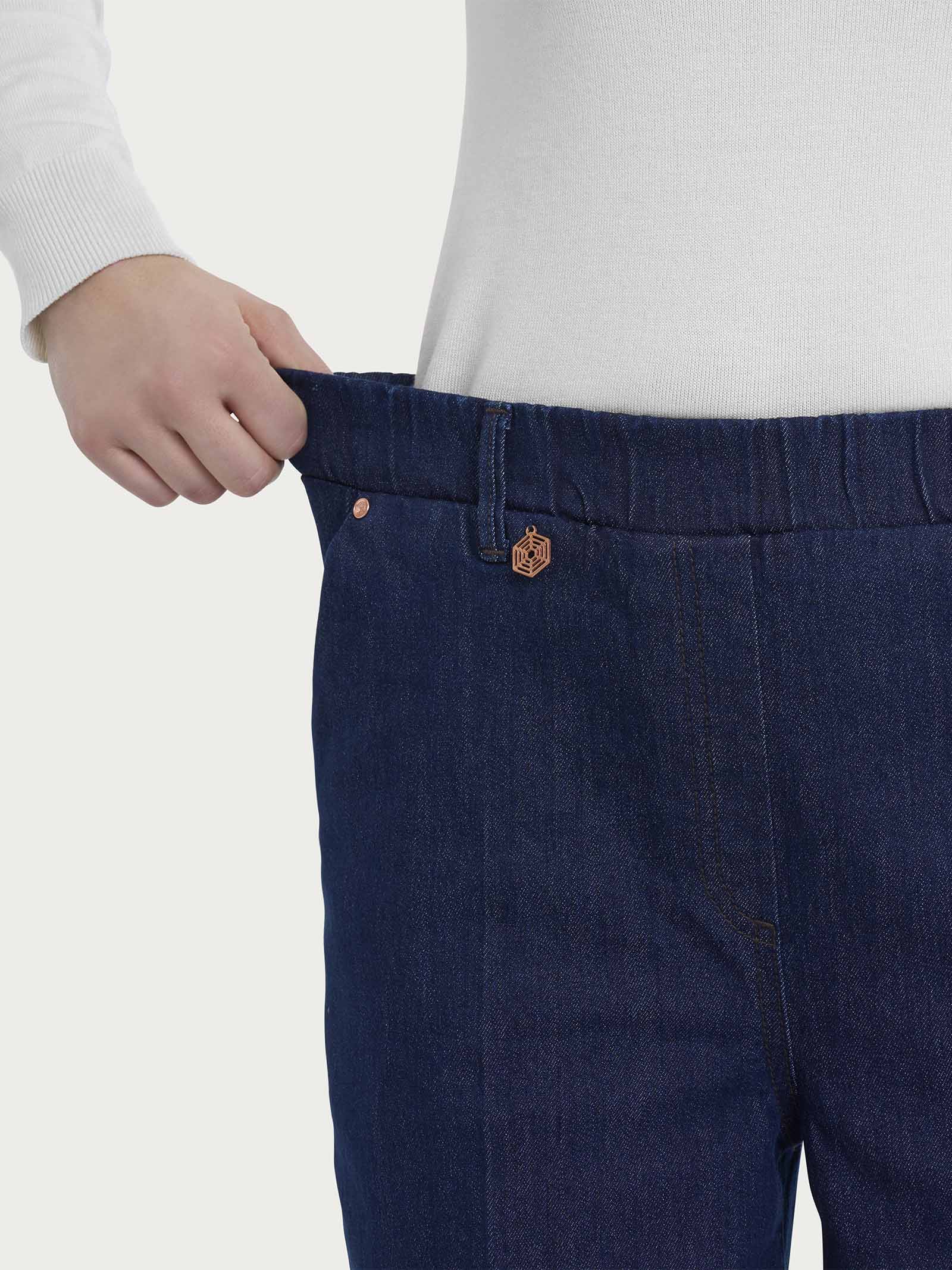 Jeans a Palazzo in 4 Seasons Denim - Persia - Image 3
