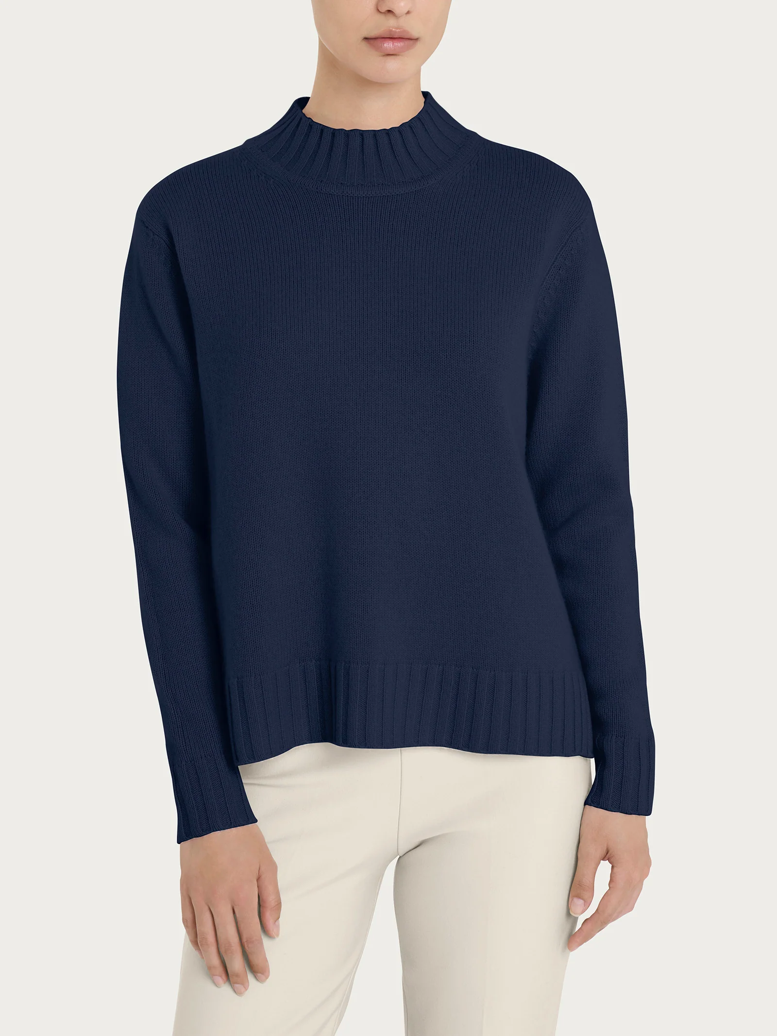 Lupetto in cashmerino - Outer Space