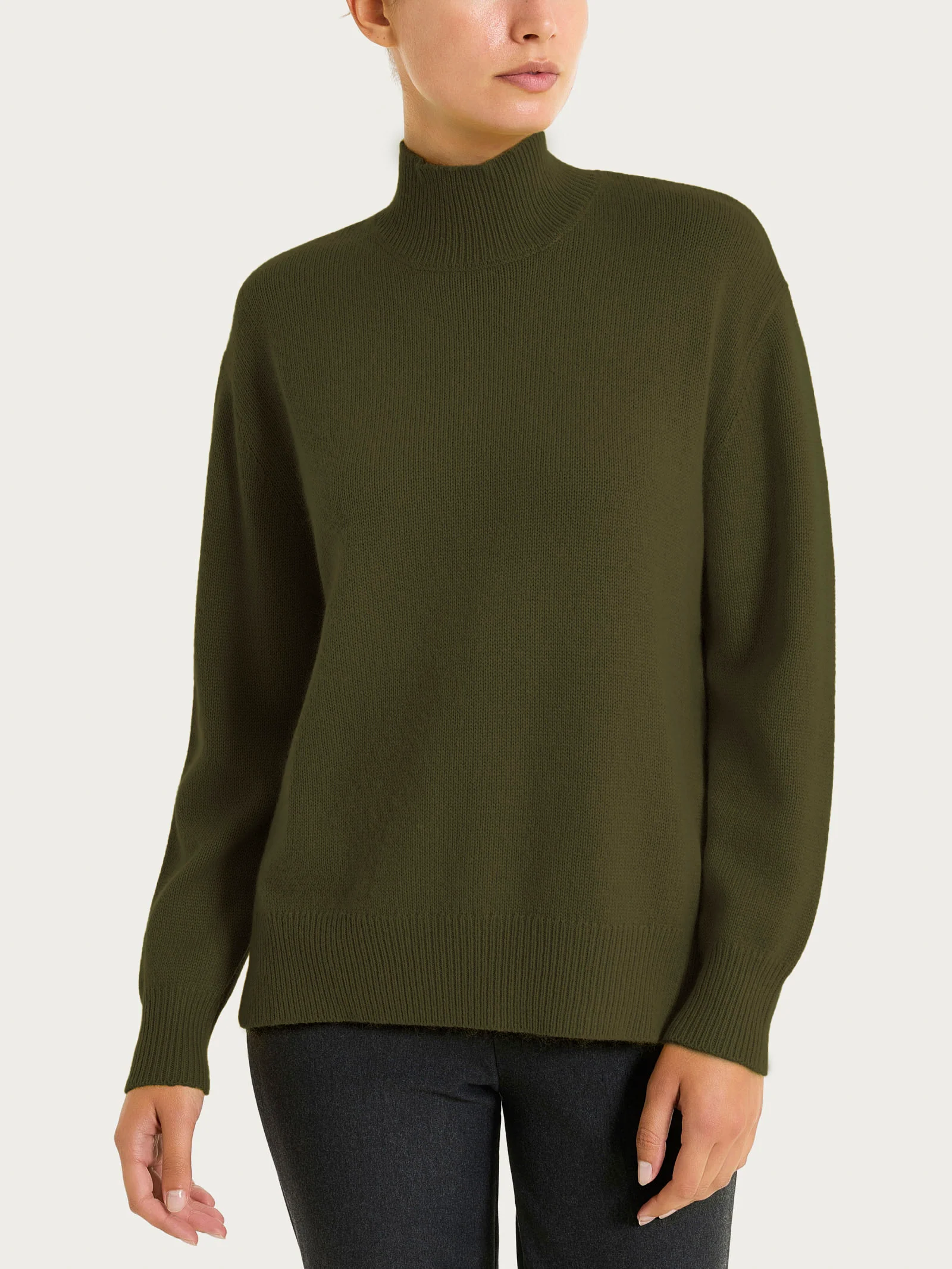 Lupetto in Natural Soft - Dark Olive