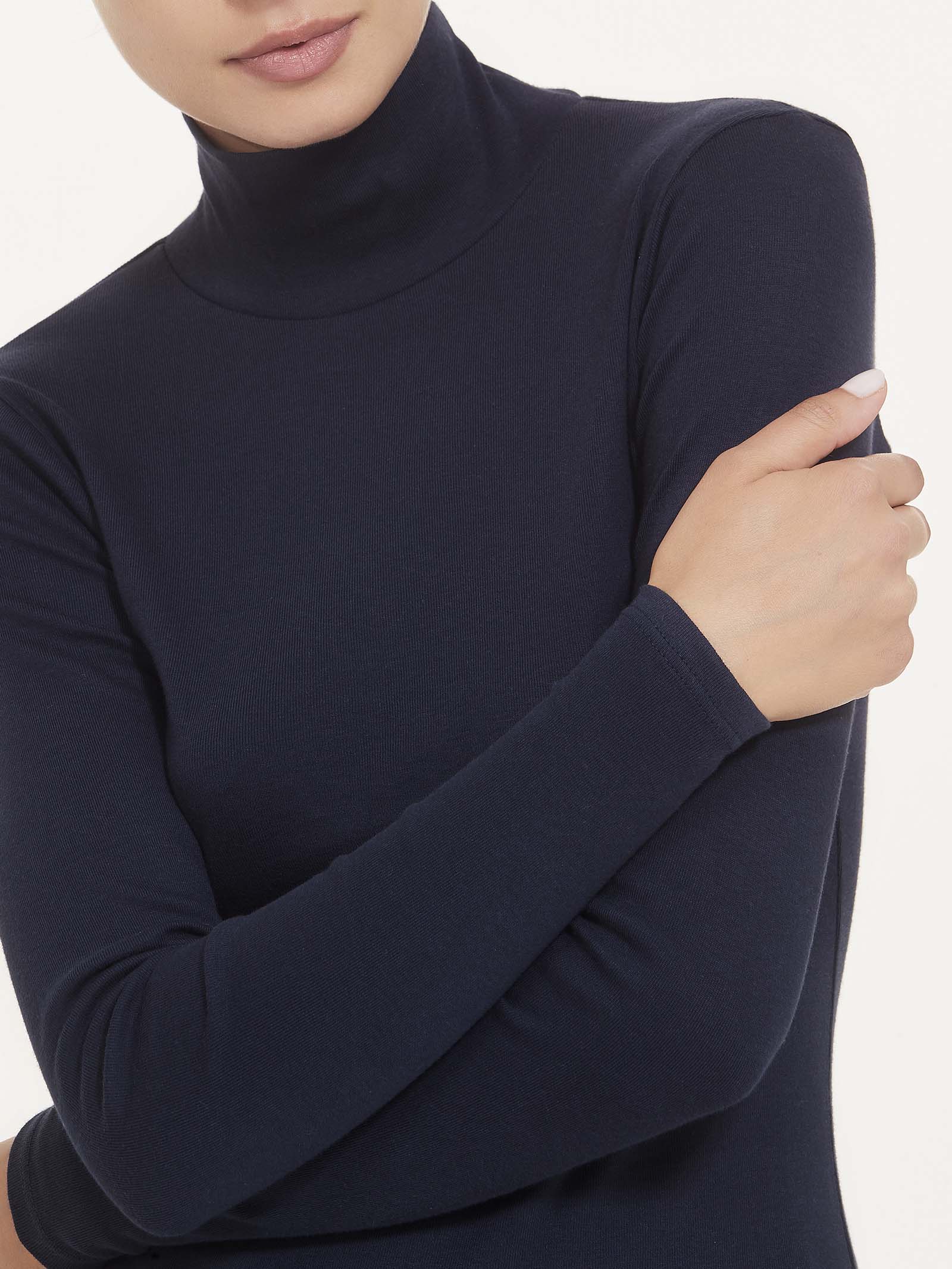 Lupetto in Thermo Cotton - Argento Mel. - Image 4