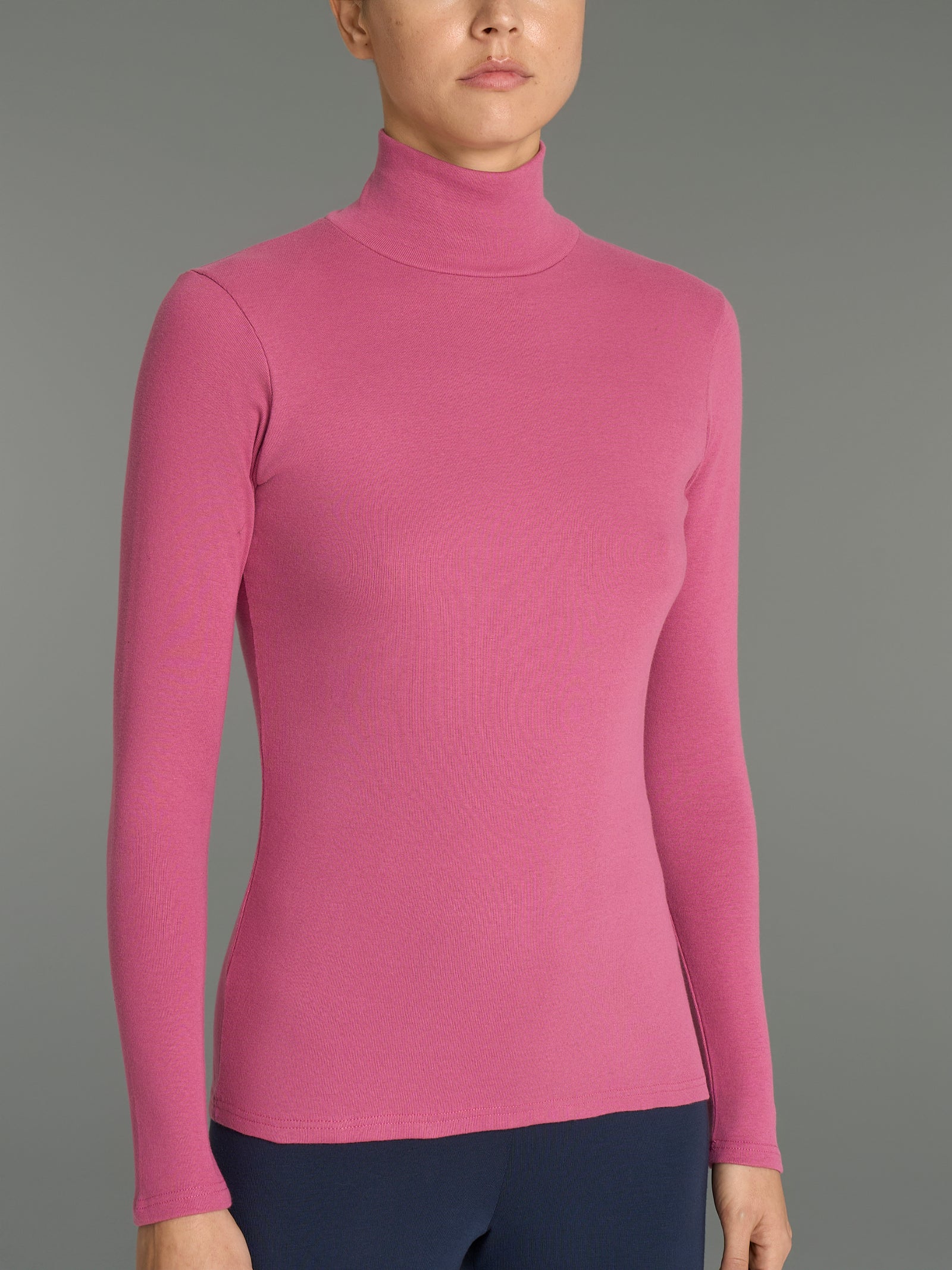 Lupetto in Thermo Cotton - Red Violet