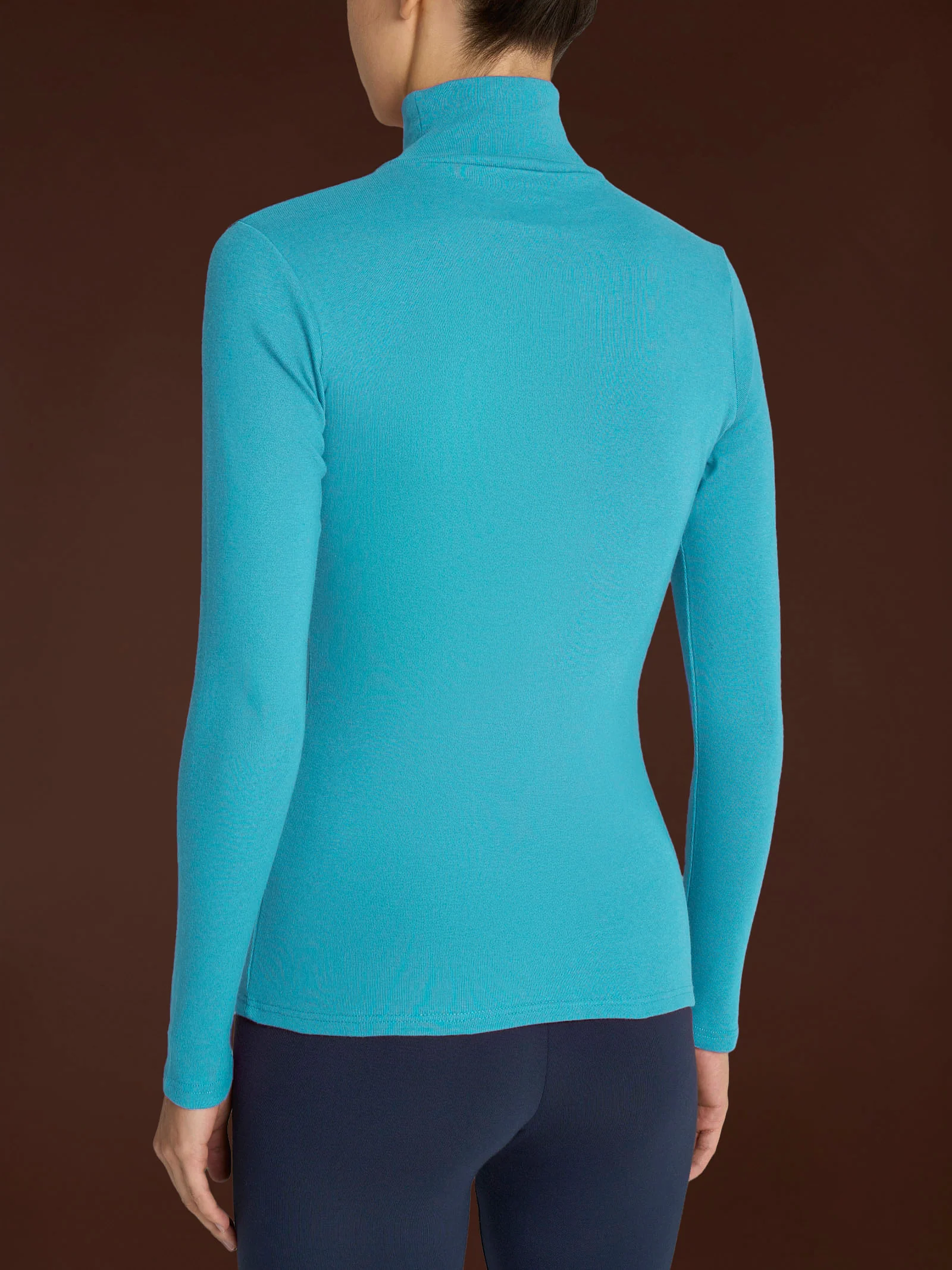 Lupetto in Thermo Cotton - Milky Blue - Image 2