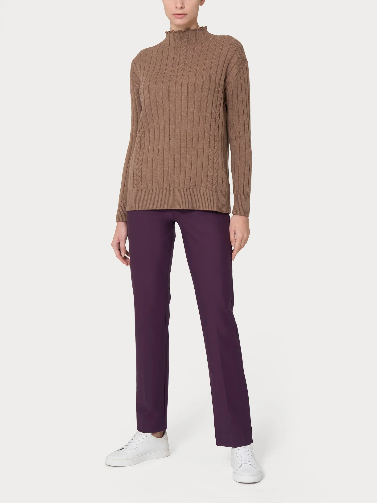 Lupetto Knit Rib in Super Soft - Nero - Image 3