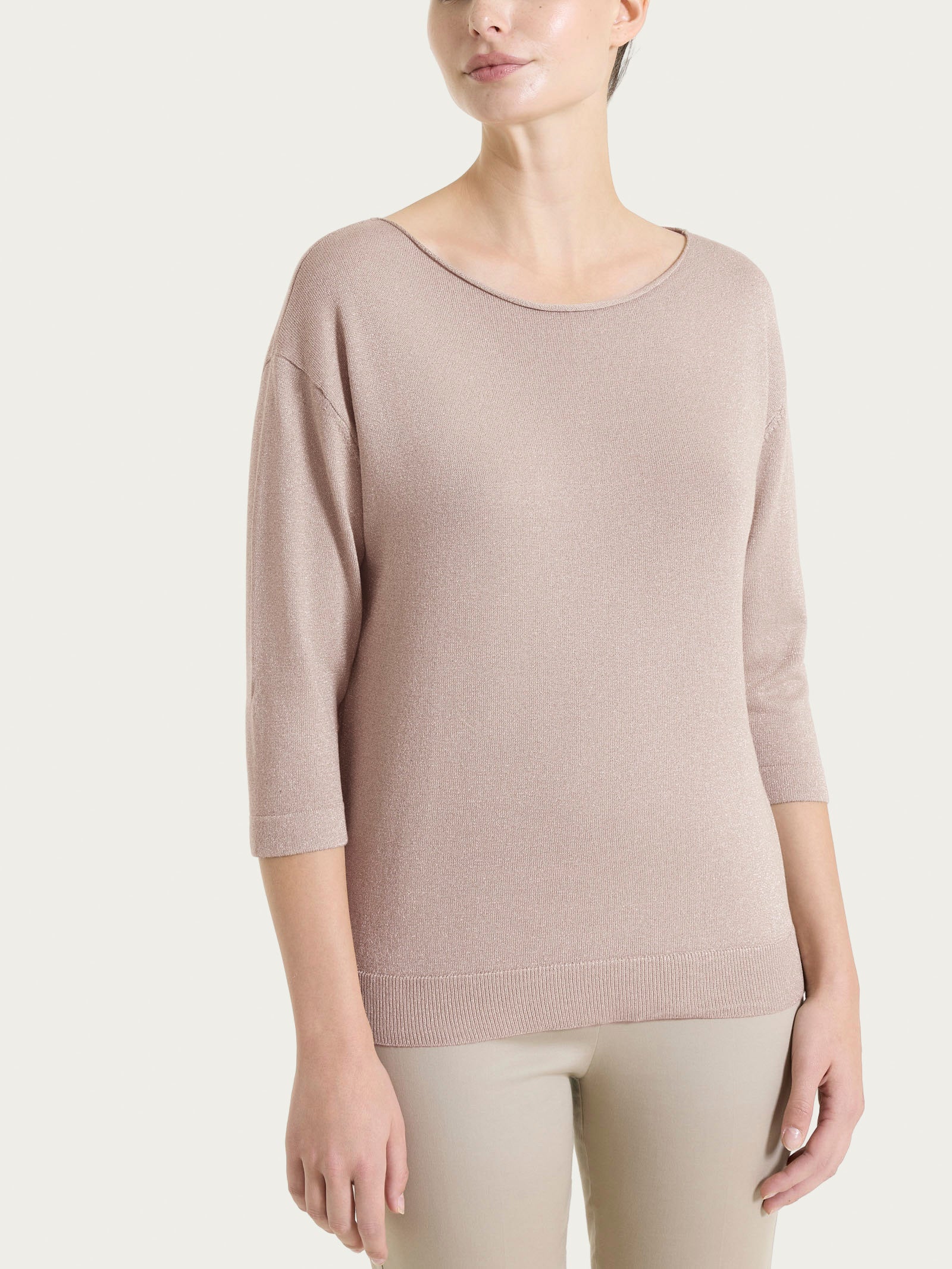 Maglia con scollo a barchetta in Lurex Summertime - Sphinx
